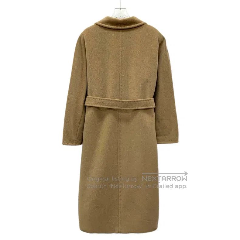 Max Mara Max Mara Brown Sheep Wool Lapel Double Breasted Long Sleev Size M / US 6-8 / IT 42-44 - 2 Thumbnail
