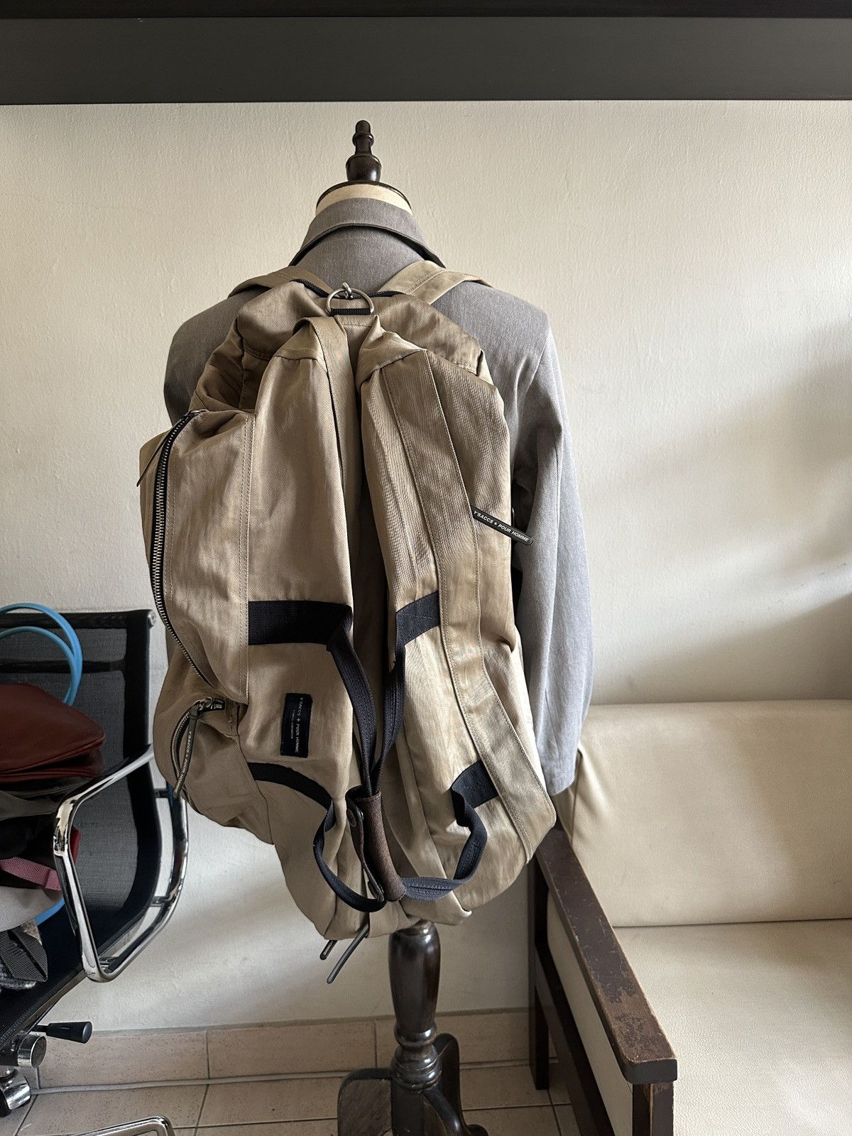 Yohji Yamamoto 1990s YSACCS POUR HOMME YOHJI YAMAMOTO Nylon Duffle Bag Size ONE SIZE - 22 Thumbnail