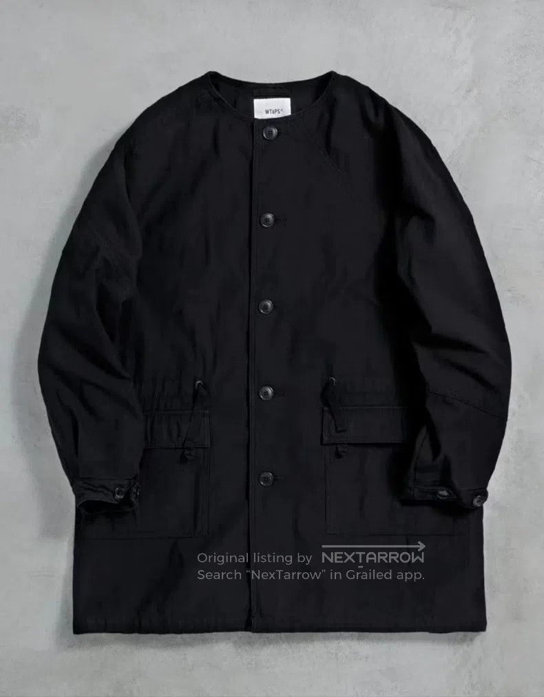 Wtaps Wtaps Collarless Long Trench Coat Size US S / EU 44-46 / 1 - 1 Thumbnail