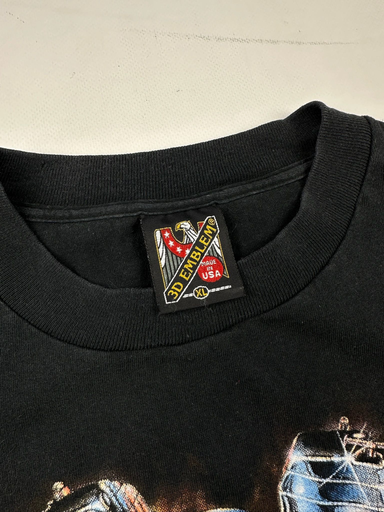 Harley Davidson Vintage 90s Harley Davidson 3D Emblem Shirt tee Size US XL / EU 56 / 4 - 3 Thumbnail