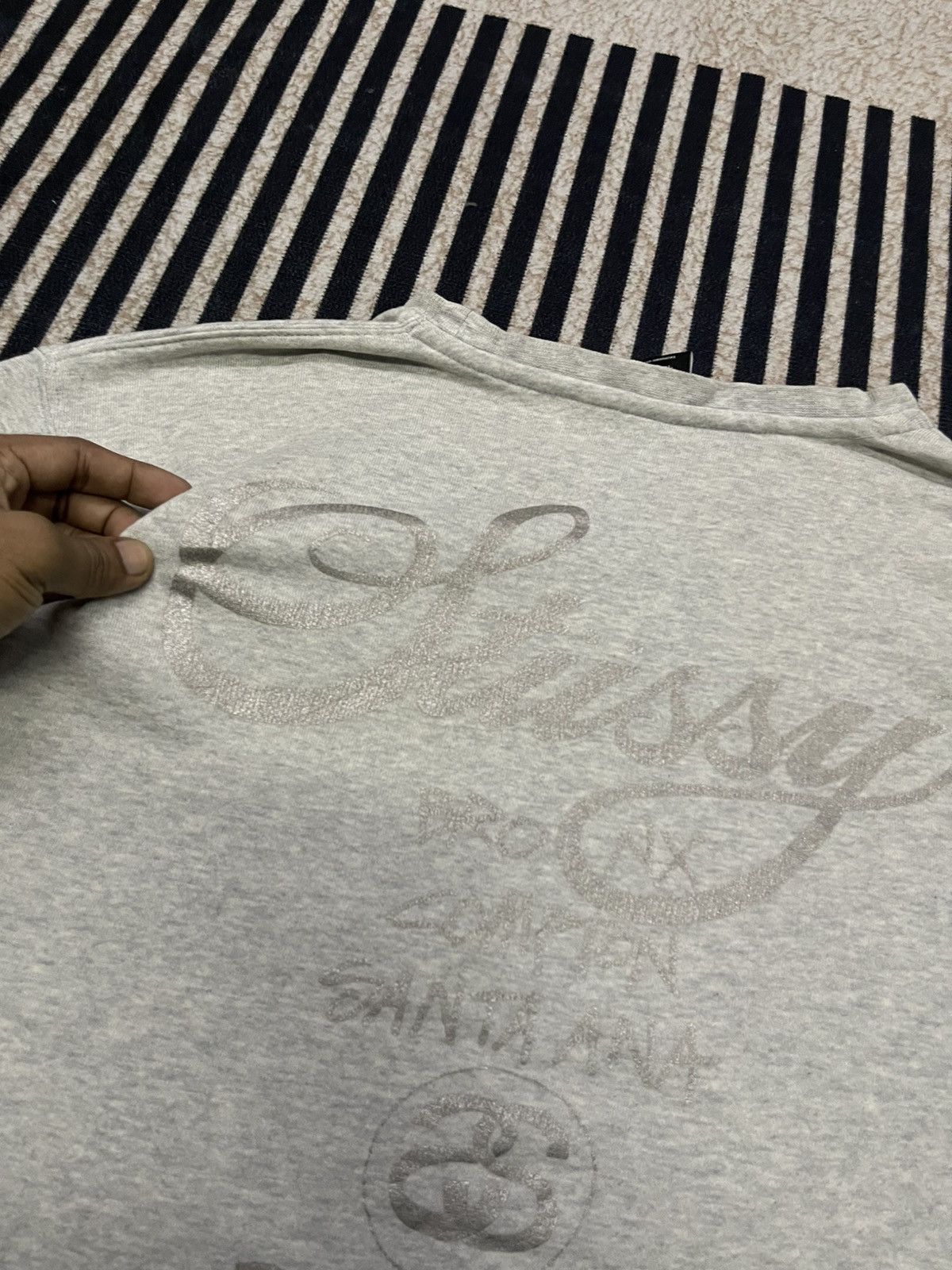 Stussy Y2K STUSSY WORLDTOUR SWEATSHIRT GOLDPRINT Size US XL / EU 56 / 4 - 21 Thumbnail