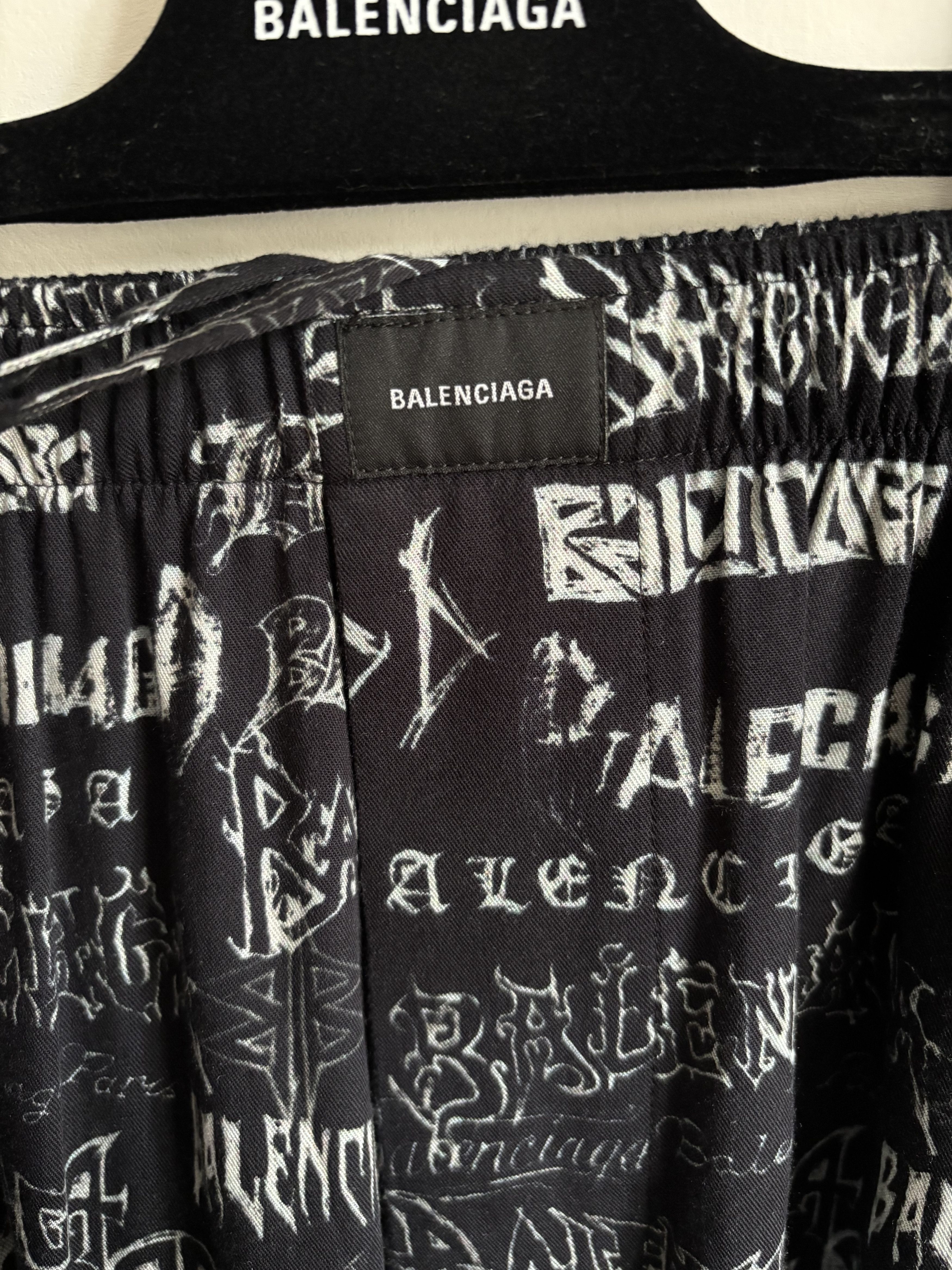 Balenciaga Pyjama pants diy metal Size US 36 / EU 52 - 3 Thumbnail