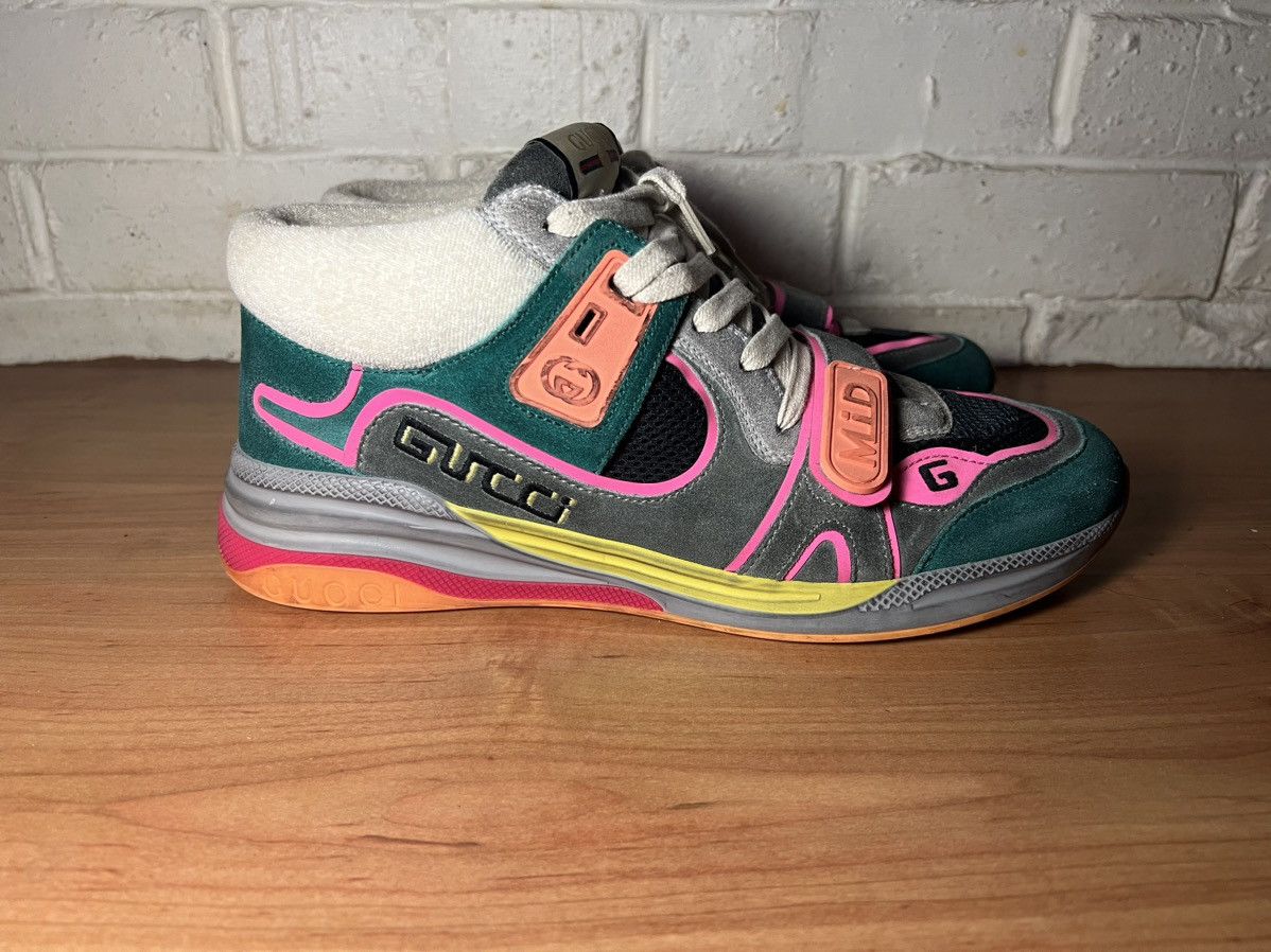 Gucci Gucci Ultrapace Mid 'Green Teal' Size US 9 / EU 42 - 2 Thumbnail