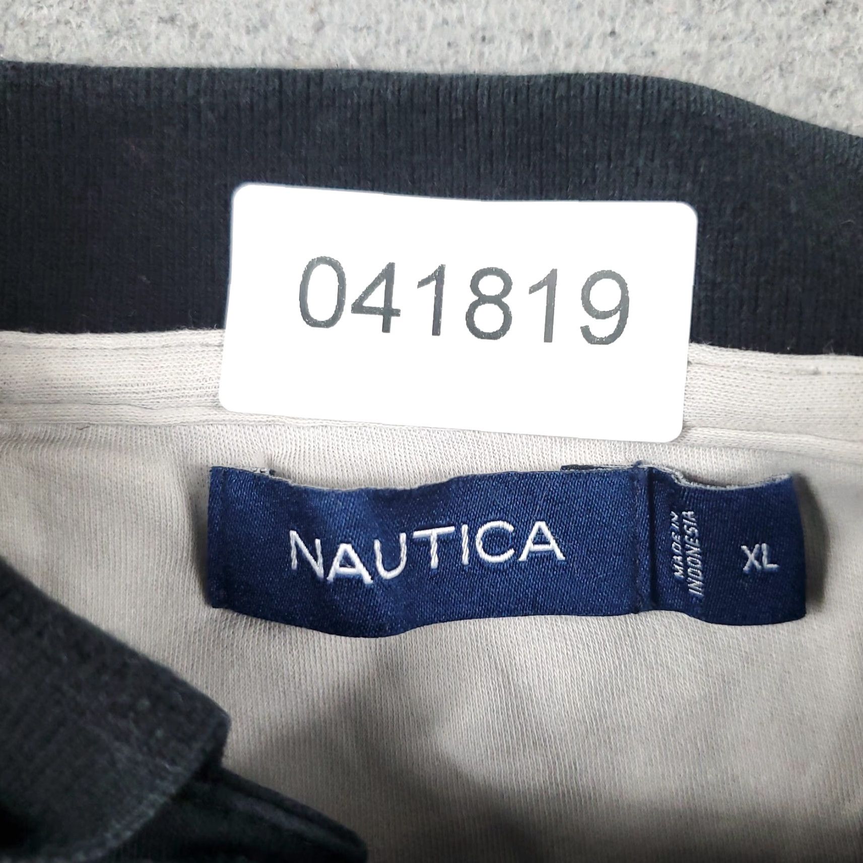 Nautica Nautica Polo Shirt Mens XL Black Solid Short Sleeve Casual Polo Shirt Adult XL Black Nautica Polo Mens Clothing Size US XL / EU 56 / 4 - 7 Thumbnail