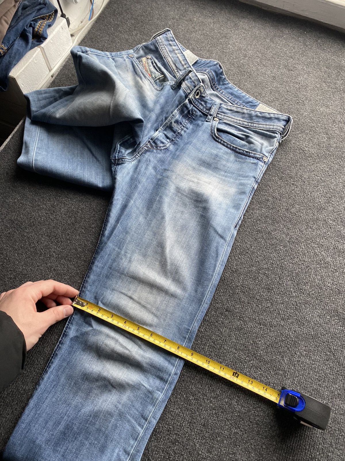 Diesel 🔥Opium Punk Diesel Buster regular slim tapered jeans 31 y2k Size US 31 - 11 Thumbnail