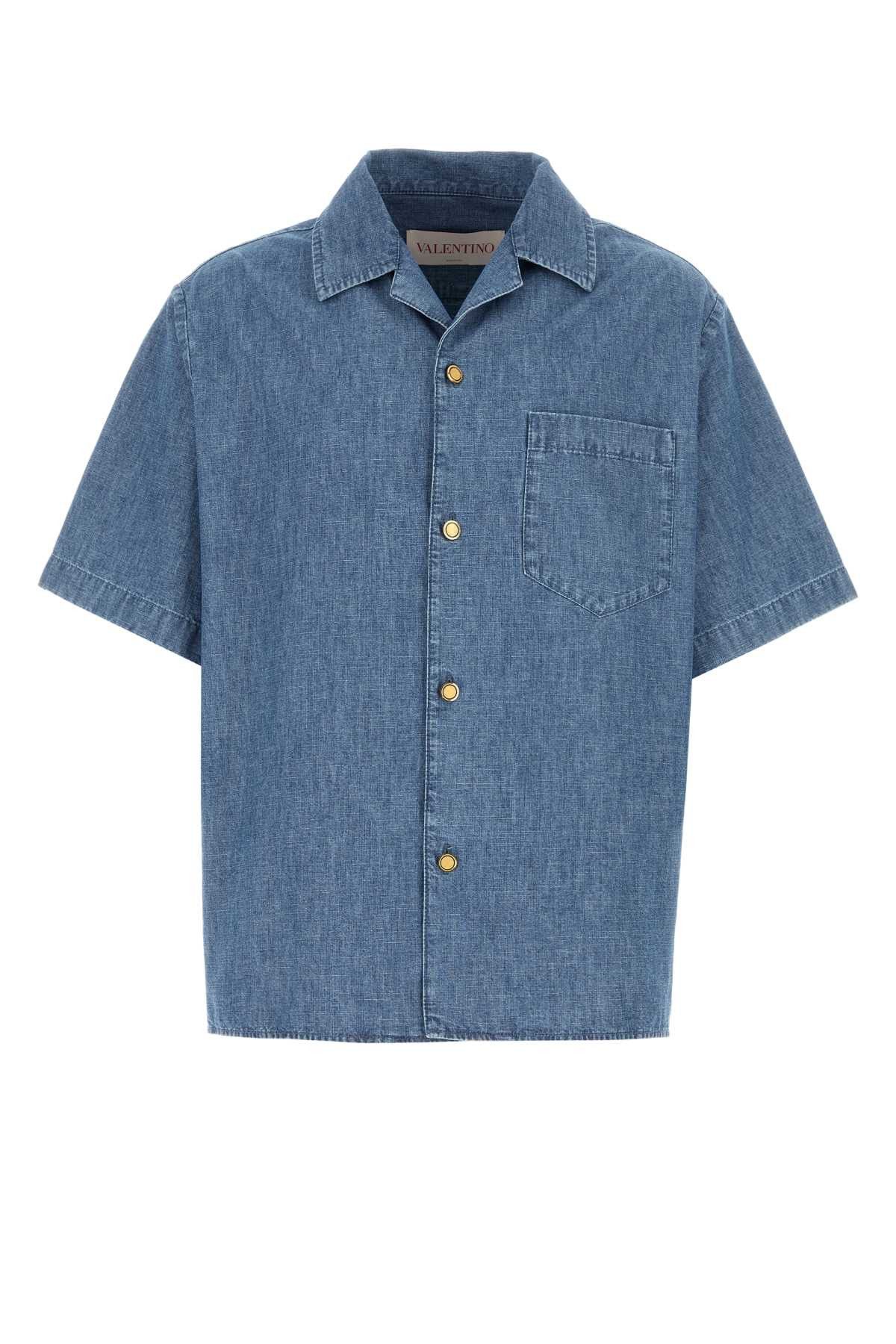 Valentino Denim Shirt Size US XXL / EU 58 / 5 - 1 Thumbnail