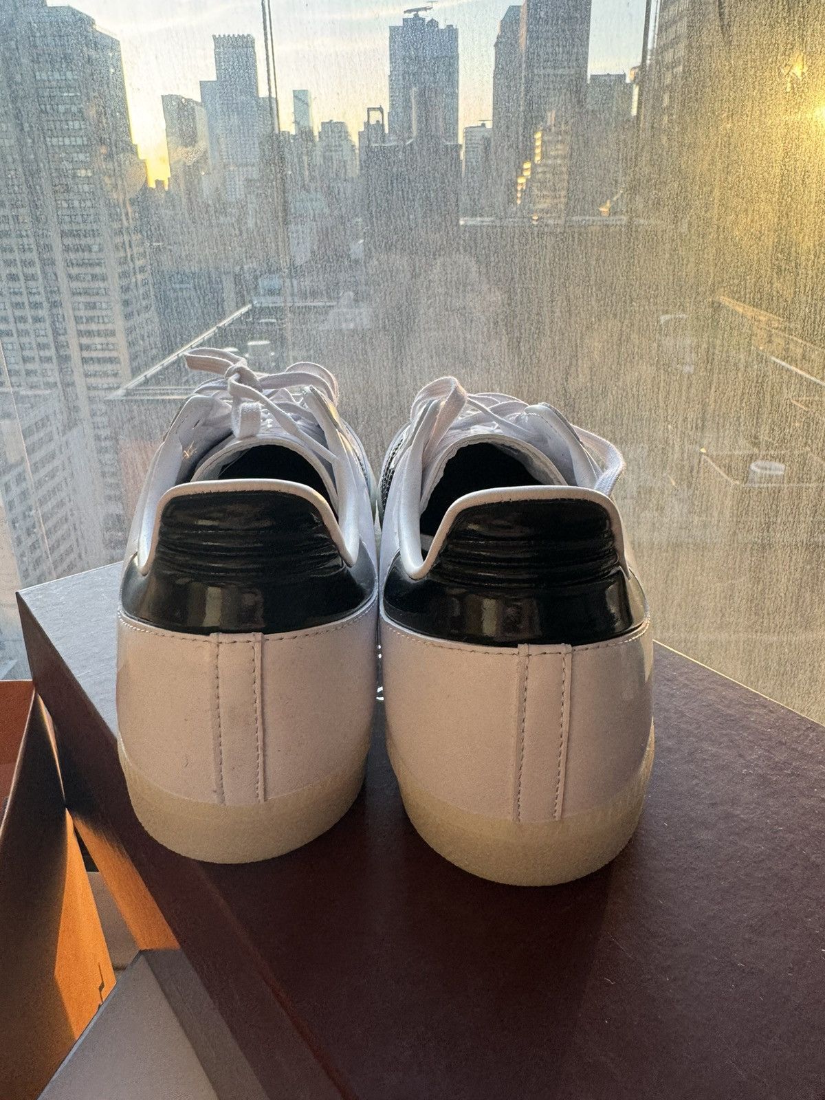 Adidas Patent Sambas Size US 13 / EU 46 - 4 Thumbnail