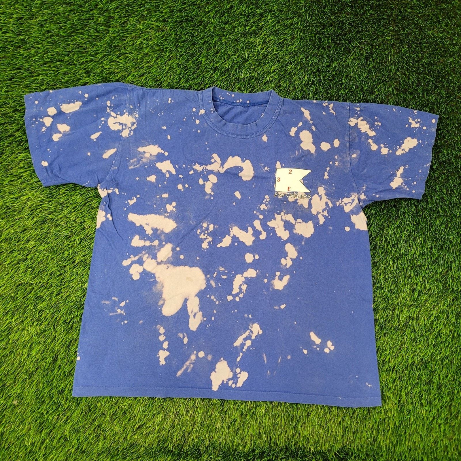 Vintage Vintage GSAB Enforces Battalion Bleached Shirt L 22x24 Crop Size US L / EU 52-54 / 3 - 2 Thumbnail