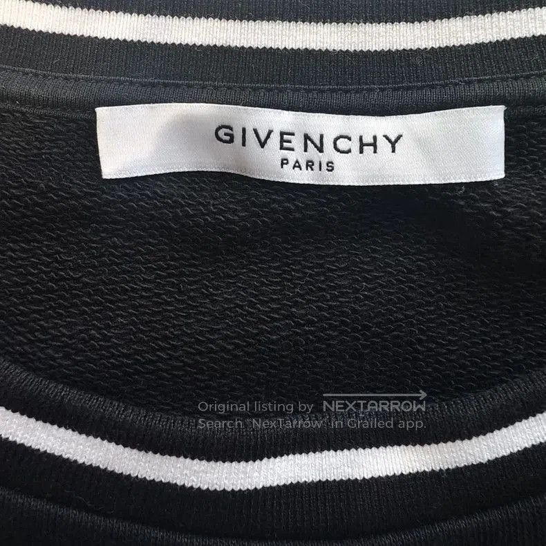 Givenchy Givenchy Black Logo Sweatshirt . Size US L / EU 52-54 / 3 - 3 Thumbnail