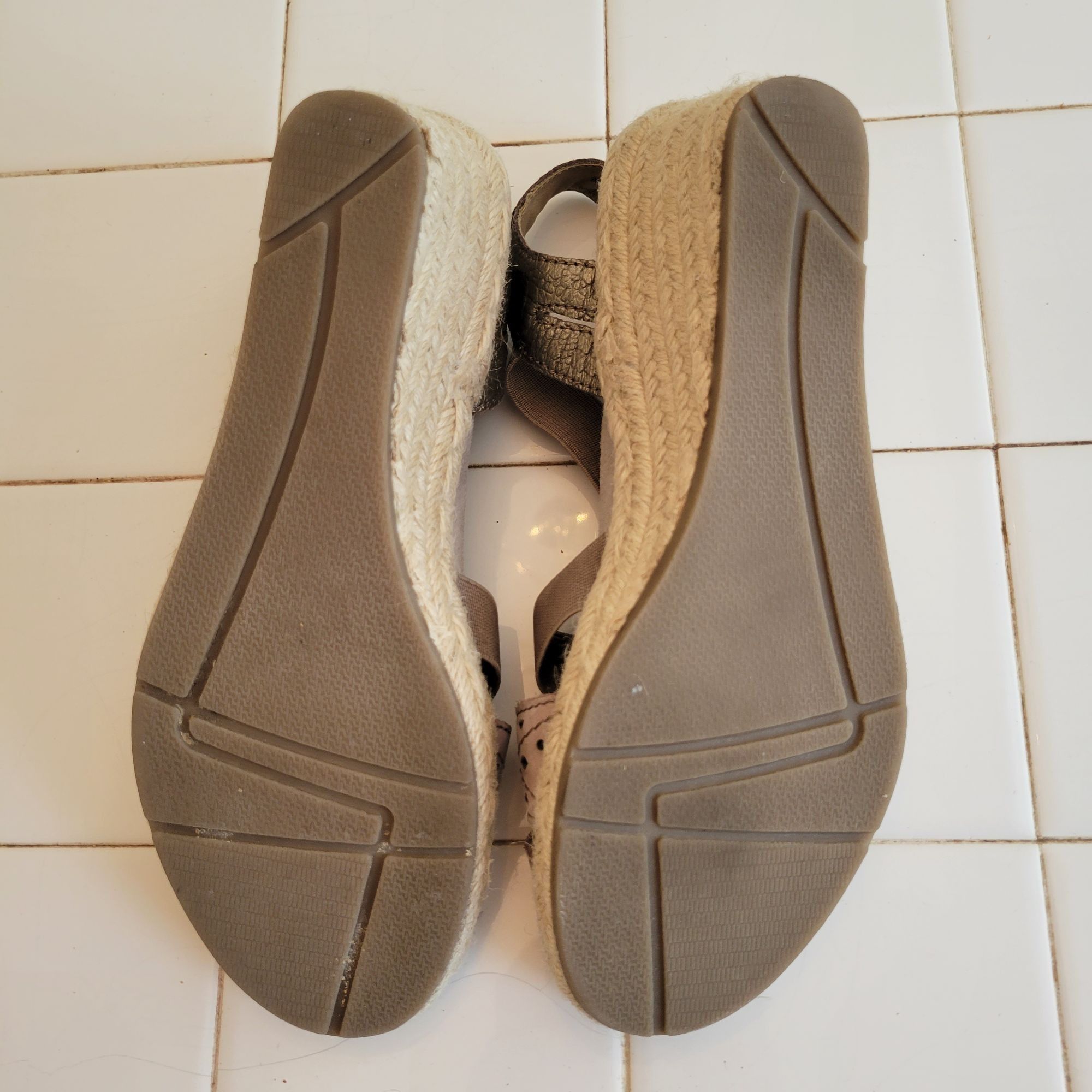 Other Earth Origins 6.5M NAPLES NANCI Leather Sandals Espadrille W Size US 6.5 / IT 36.5 - 3 Thumbnail
