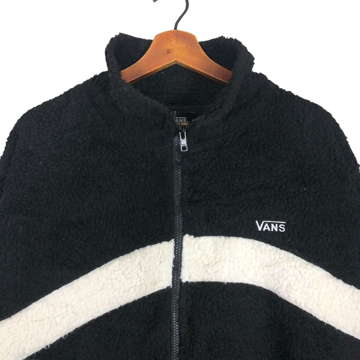 Vans Vintage Vans Fleece Sherpa Jacket: Full Zip Streetwear Size US L / EU 52-54 / 3 - 6 Thumbnail