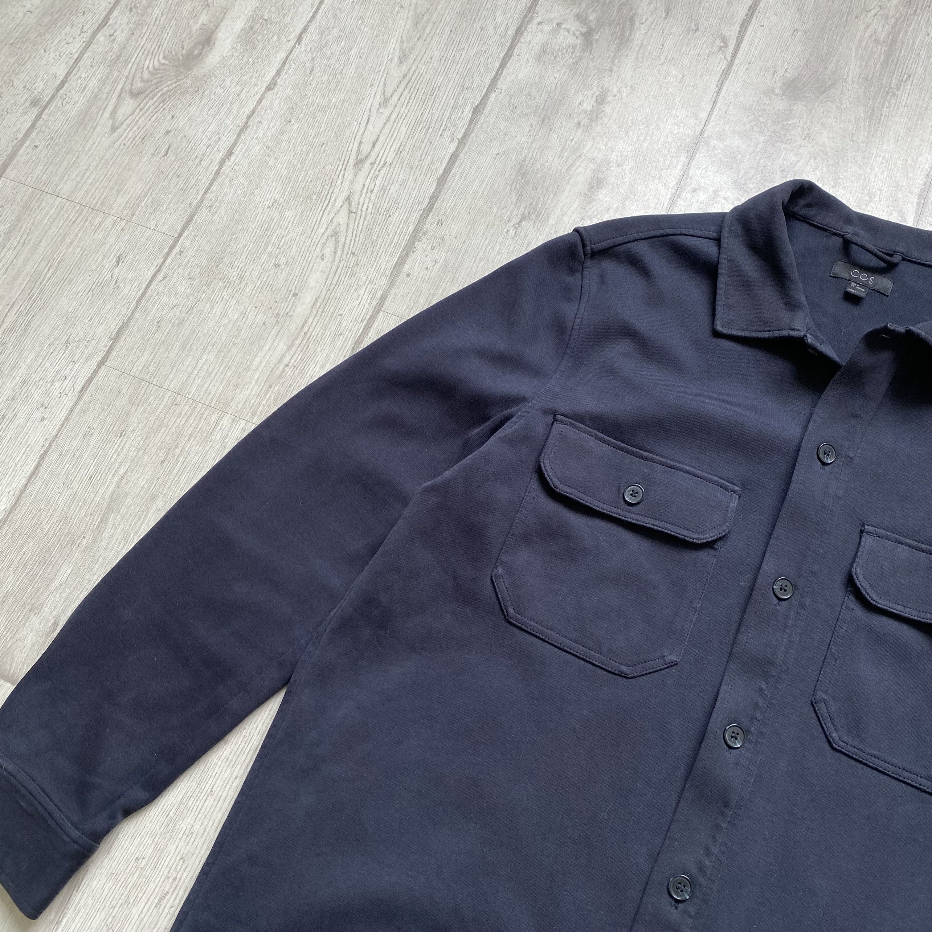 Cos 💎 Heavy Shirt COS Overshirt Button Up jacket distressed Size US M / EU 48-50 / 2 - 4 Thumbnail