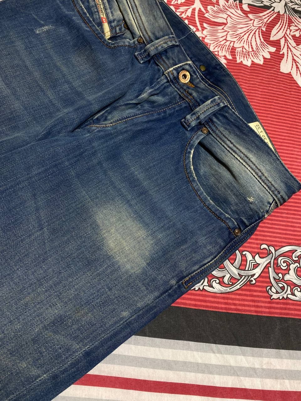 Diesel × Vintage Crazy Vintage Diesel Industries Baggy Denim Jeans Y2K Size US 32 / EU 48 - 7 Thumbnail