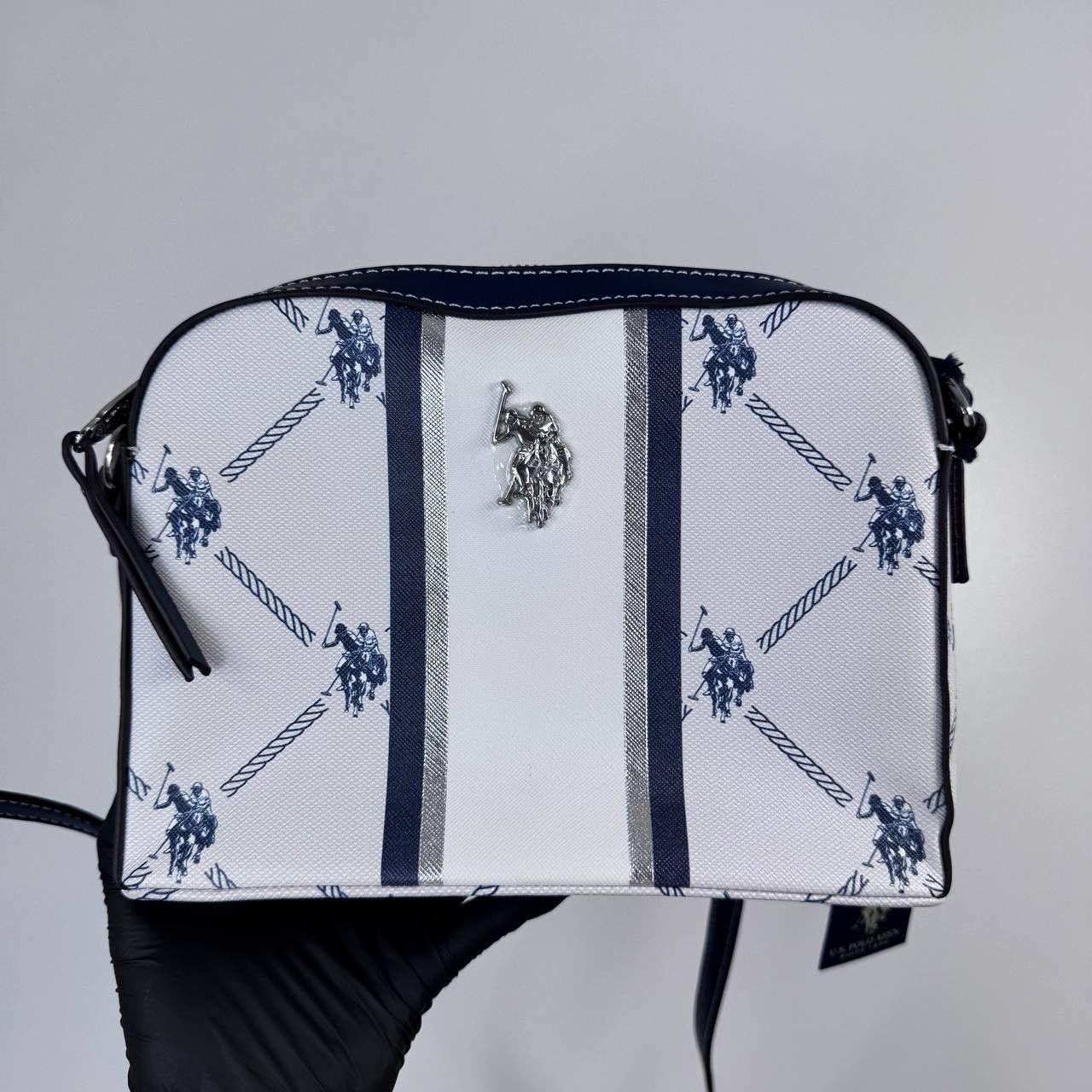 U.S. Polo Assn. U.S. Polo Assn. Crossbody Bag Navy Logo Shoulder Handbag Size ONE SIZE - 2 Thumbnail