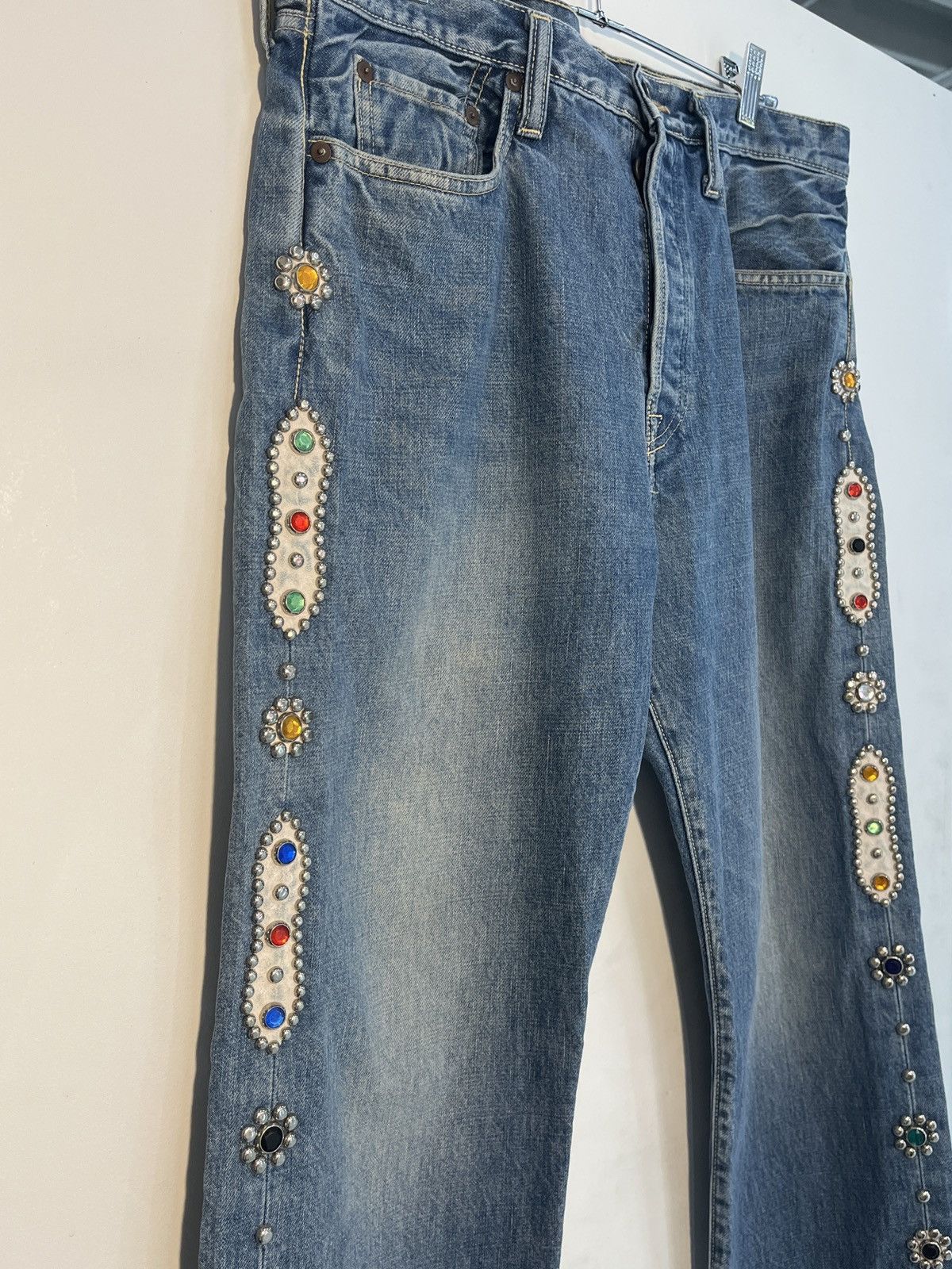 Kapital Kapital 14oz Denim 5p MONKEY CISCO (STUDS) Size US 34 / EU 50 - 2 Thumbnail