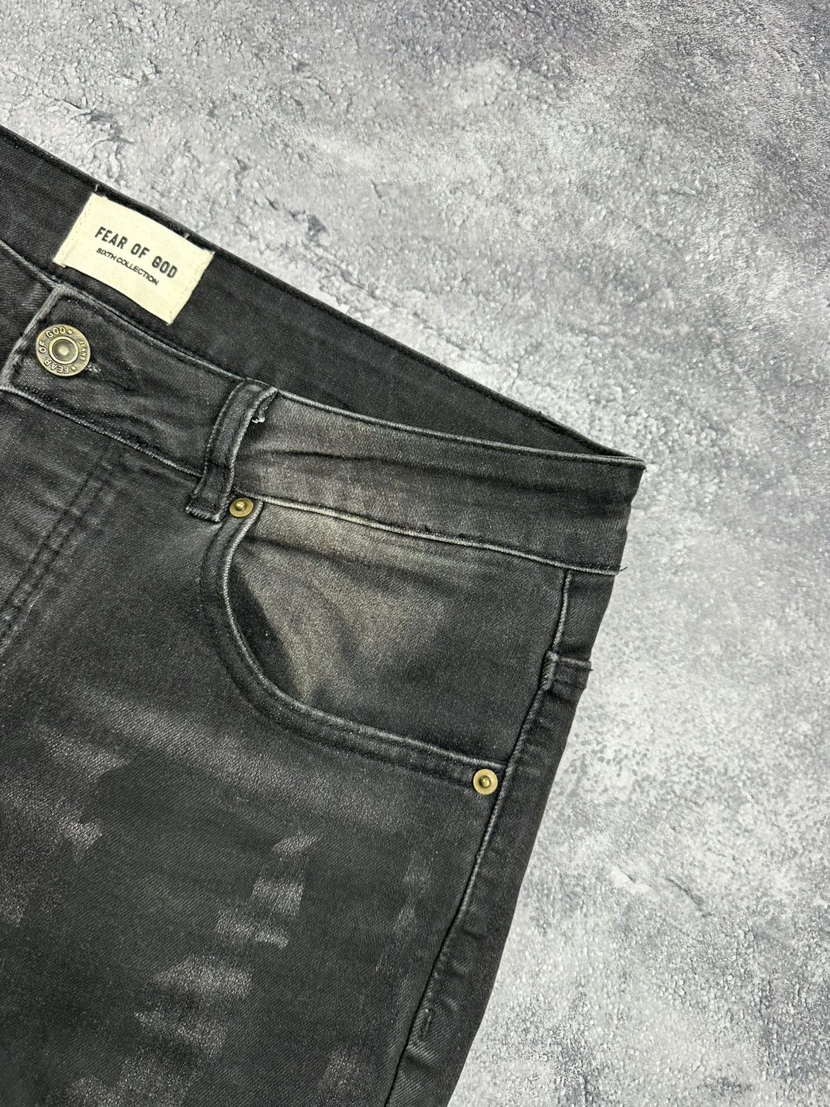 Fear of God Fear of God Sixth Collection Denim Jeans Black 6th Size US 32 / EU 48 - 10 Thumbnail