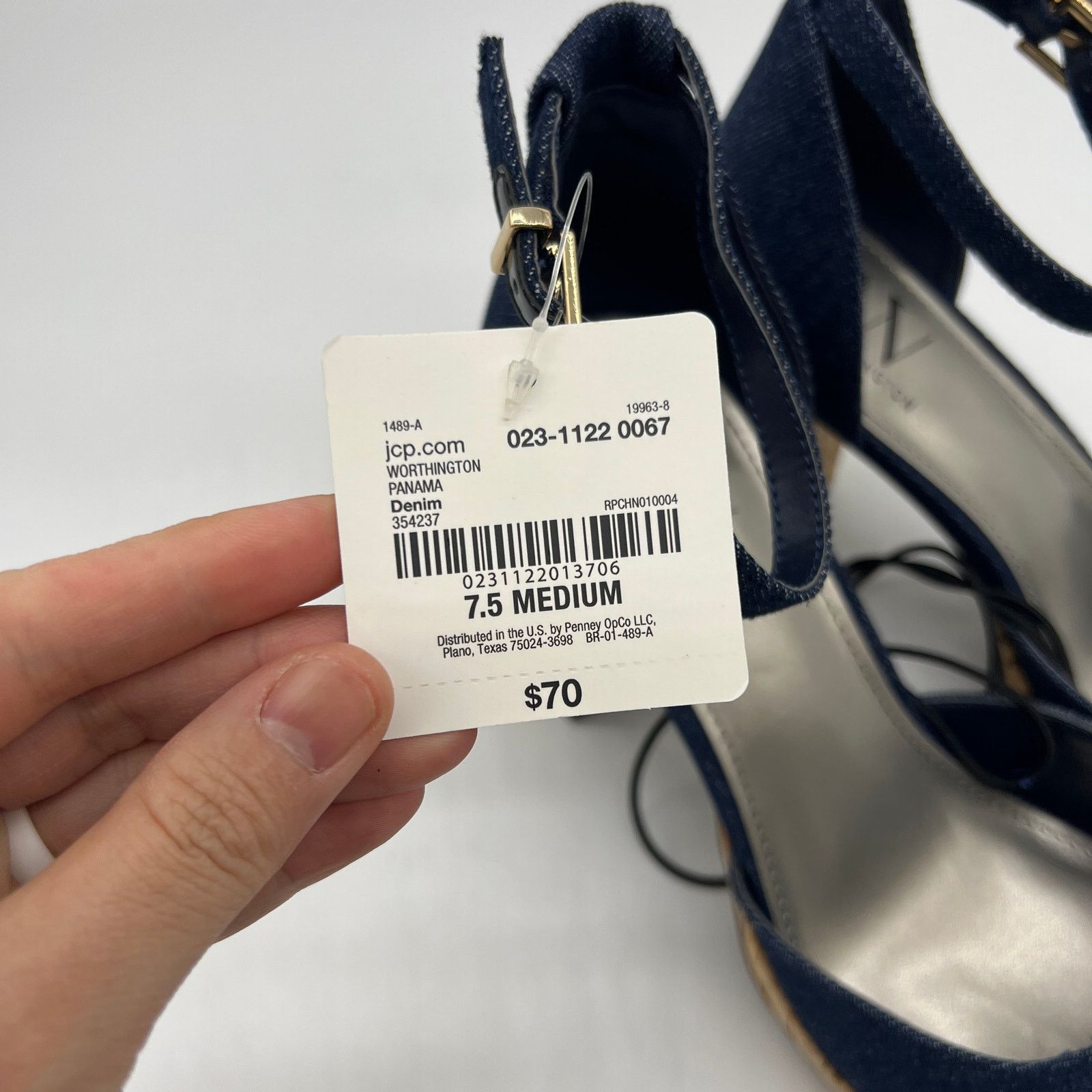 Other Worthington Womens Panama Block Heel Pumps 7.5 Size US 7.5 / IT 37.5 - 5 Thumbnail