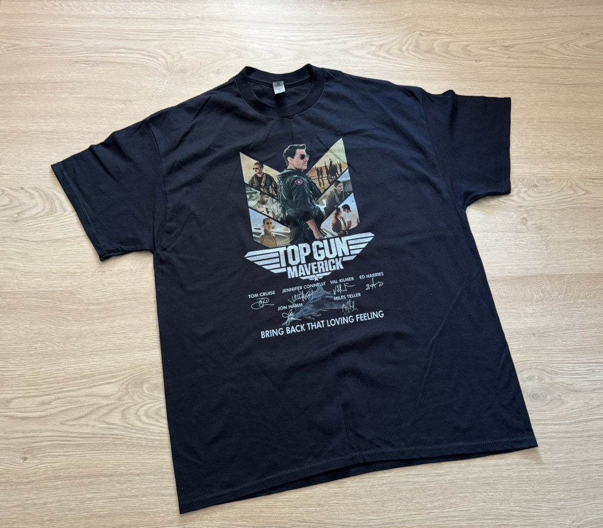 Gildan Gildan Top Gun Movie Aviations Tom Cruise Rare T-Shirt Size US XL / EU 56 / 4 - 1 Thumbnail