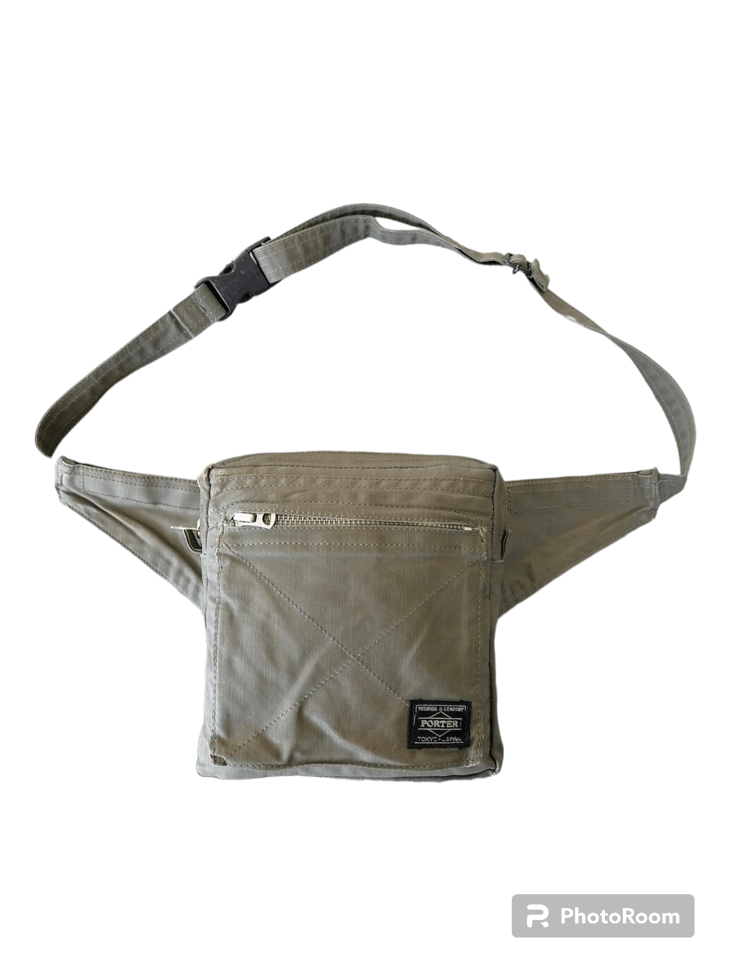 Porter Japan Tanker Olive Green Waist / Crossbody Bag