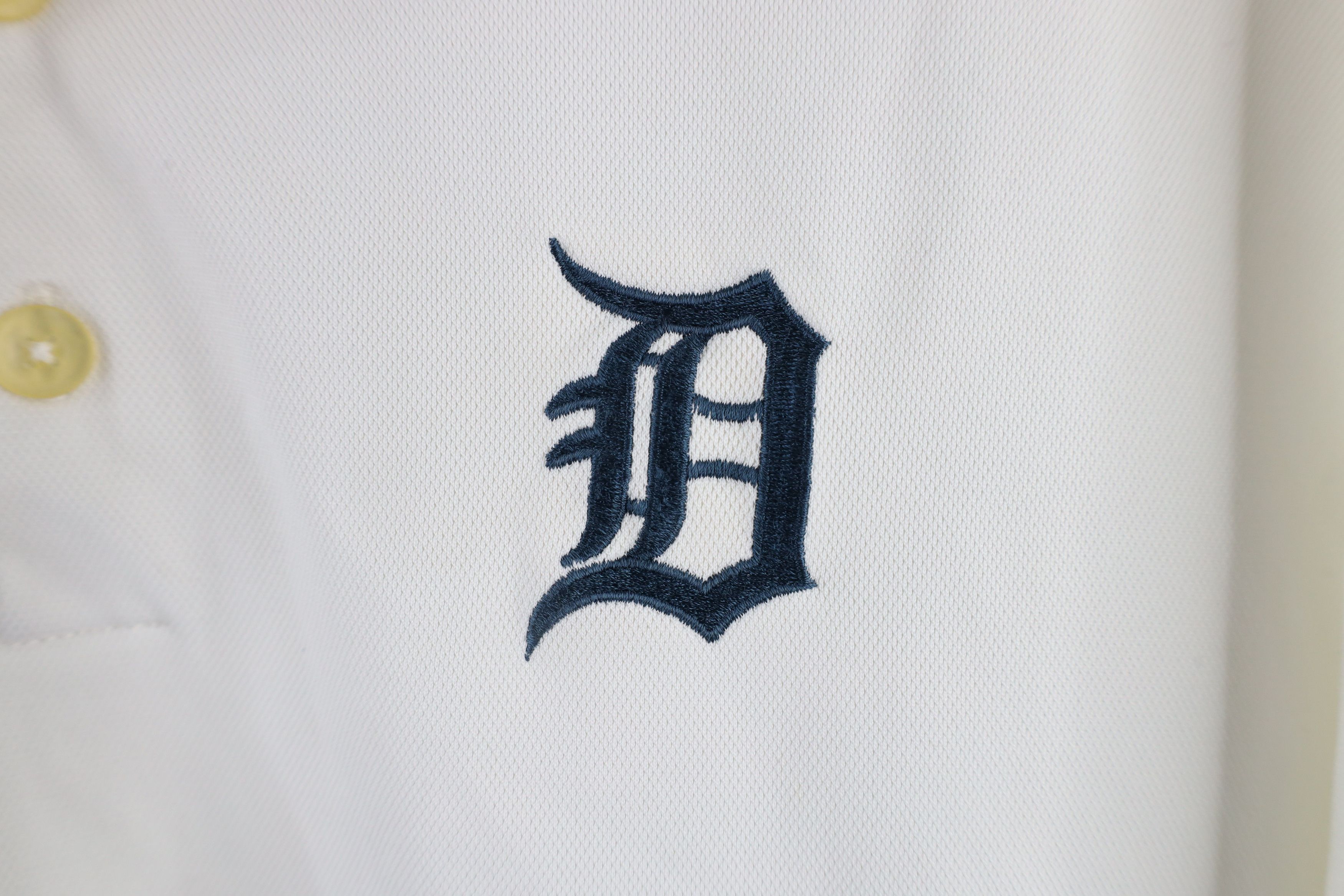 Nike × Vintage Nike Detroit Tigers Old English D Baseball Golf Polo Shirt Size US XXL / EU 58 / 5 - 5 Thumbnail