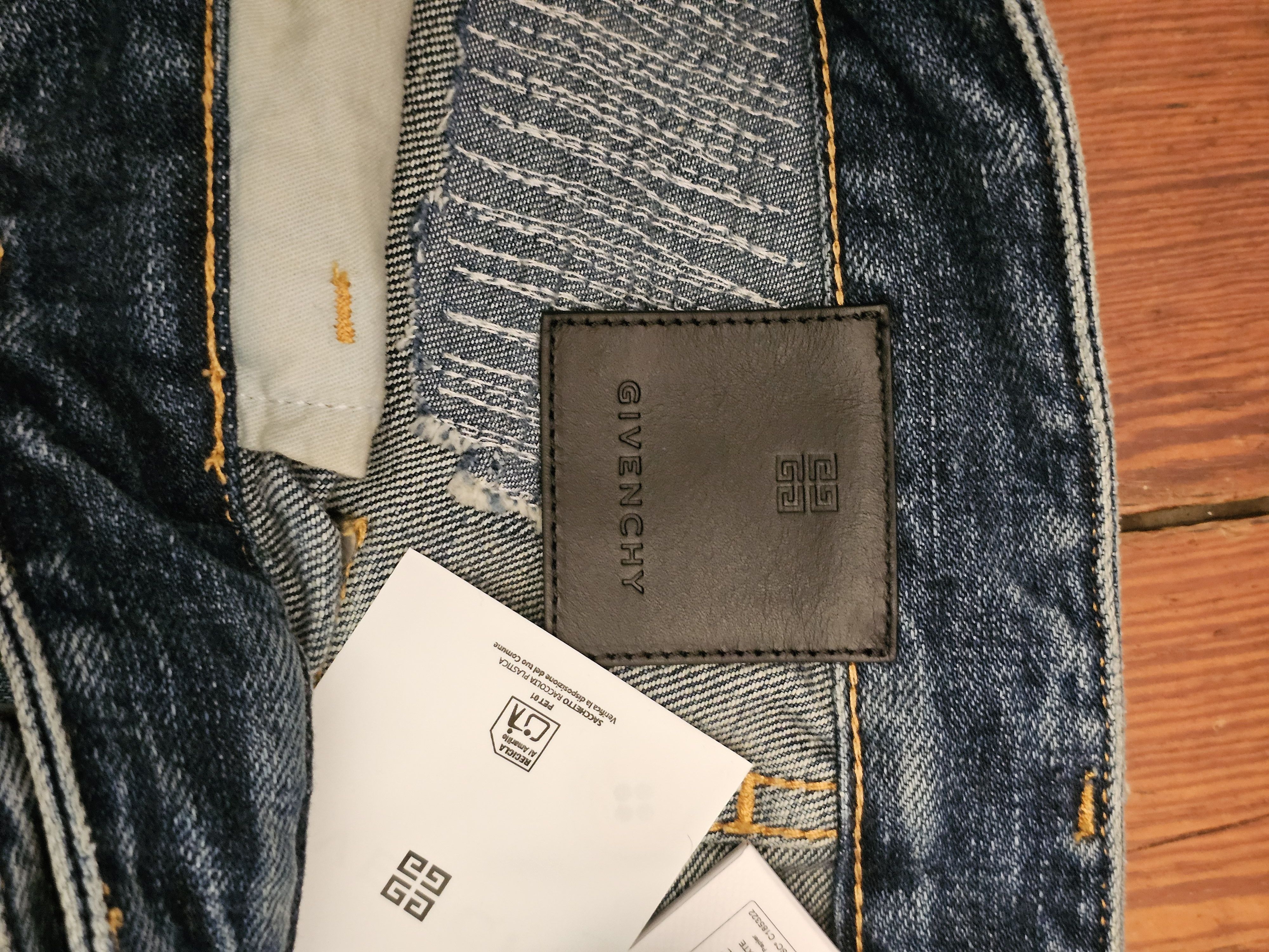Givenchy Givenchy blue boro moleskin patch jeans, new with tags Size US 30 / EU 46 - 7 Thumbnail