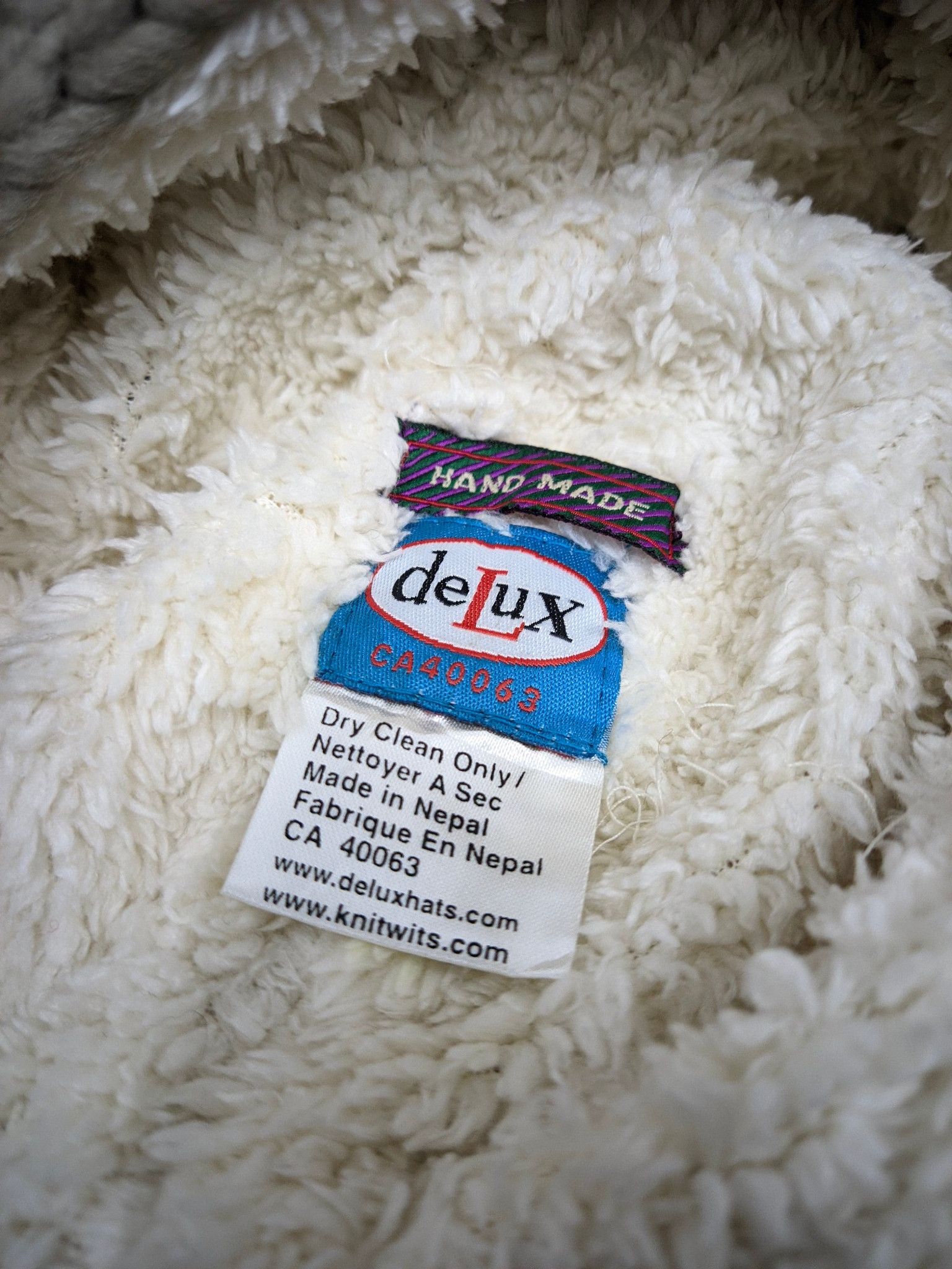 Handmade Delux Knitted Handmade Beanie with Earflaps Size ONE SIZE - 5 Thumbnail
