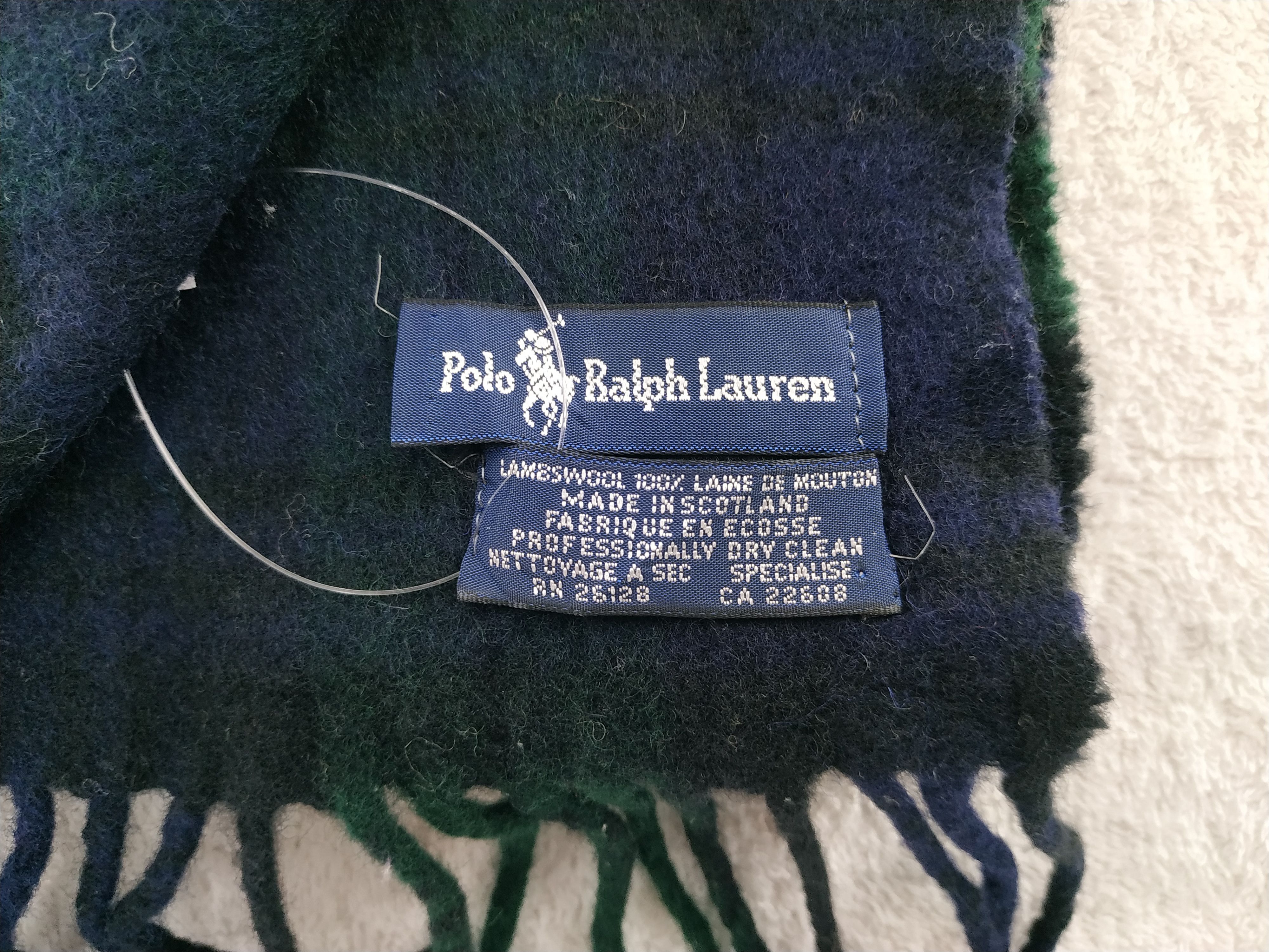 Polo Ralph Lauren Vintage Polo Ralph Lauren Scarf/Muffler/Neckwear MF484 Size ONE SIZE - 6 Thumbnail