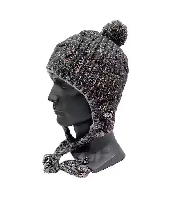 Japanese Brand Japanese Brand Groovy Earflap Beanie Hat Size ONE SIZE - 1 Thumbnail