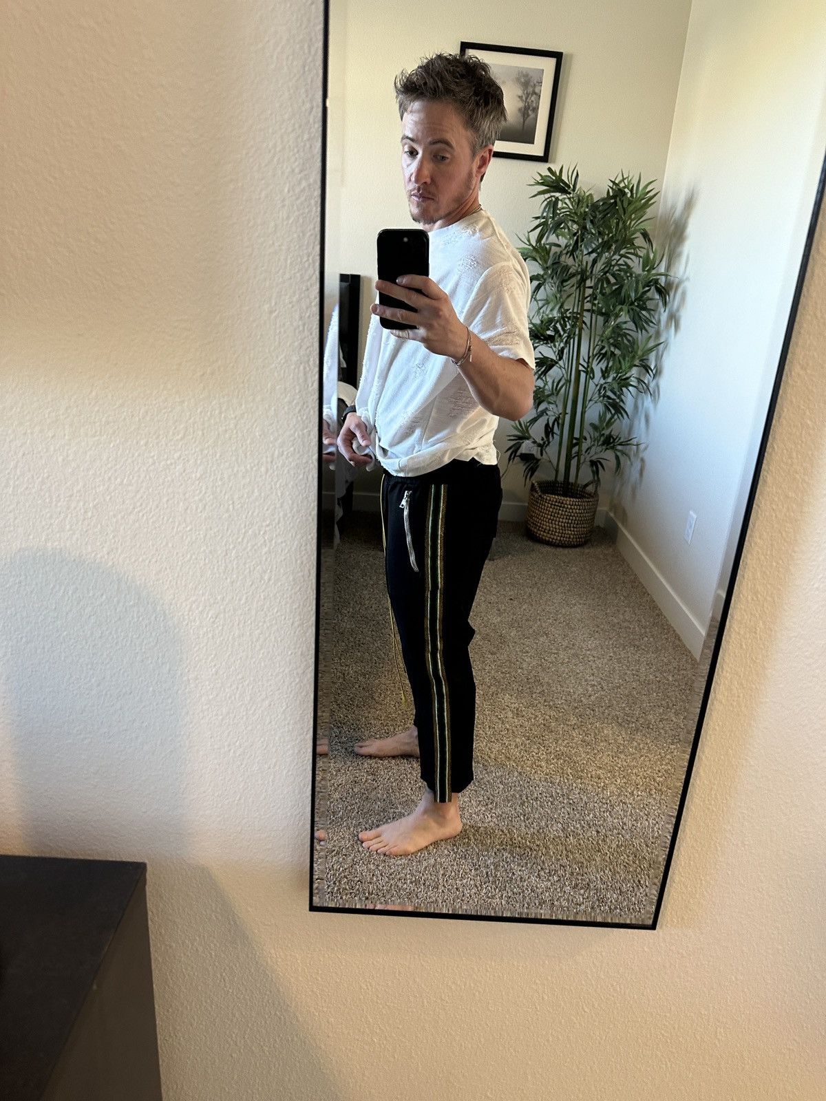 Rhude Traxedo Pants (cropped) Size US 33 - 5 Thumbnail