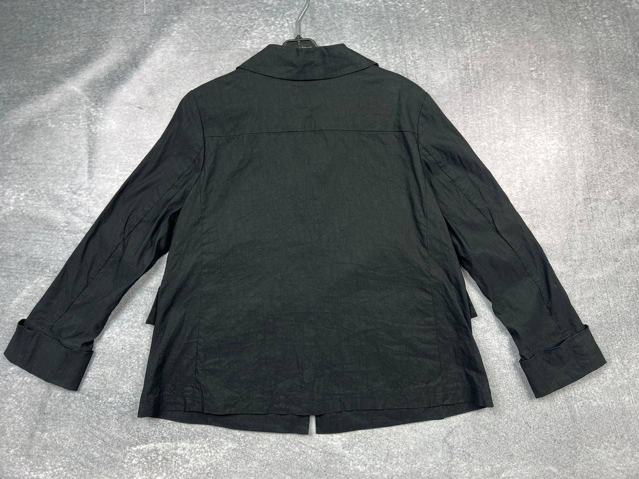 Annette Gortz × Designer annette gortz linen black blazer jacket size 40 Size M / US 6-8 / IT 42-44 - 4 Thumbnail