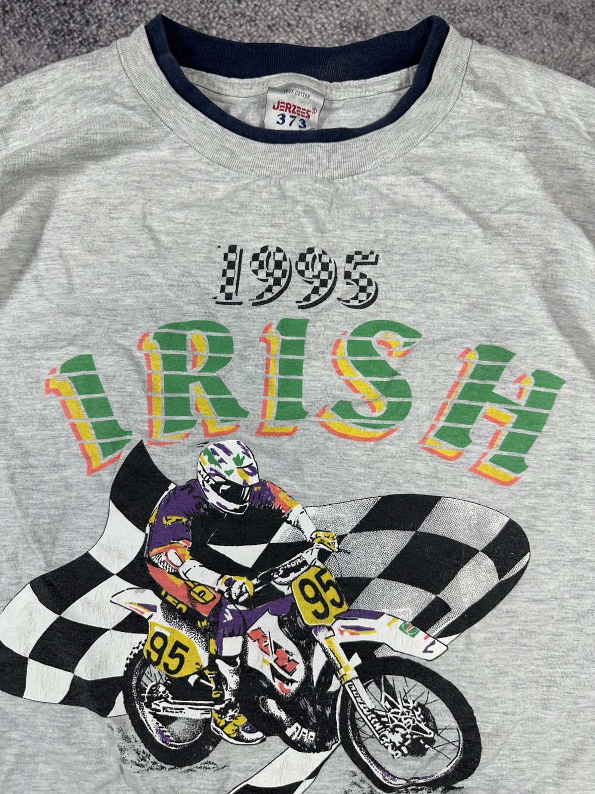 Jerzees Vintage Grand Prix Irish Motocross 1995 T-shirt Racing XL Size US XL / EU 56 / 4 - 3 Thumbnail