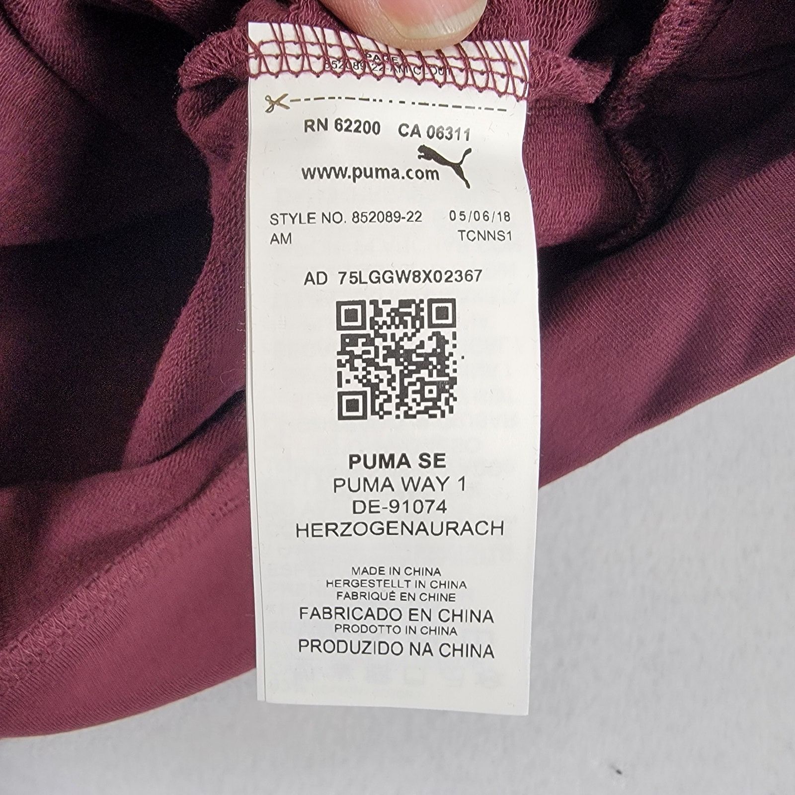 Puma Puma Fusion Pullover Hoodie - Fig - Women's XS - NWT (670) Size XS / US 0-2 / IT 36-38 - 4 Thumbnail