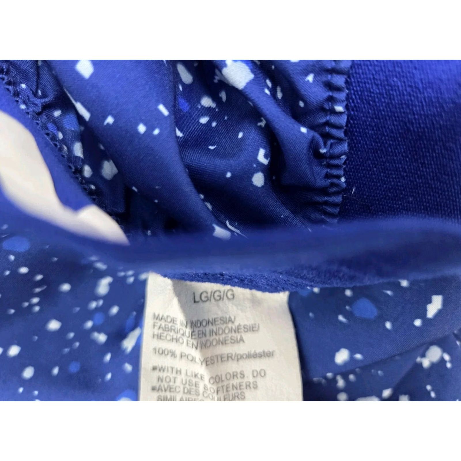 Under Armour Under Armour Mens Loose Running Shorts Pockets Drawstring Size Large Blue/White (8193) Size US 33 - 8 Thumbnail