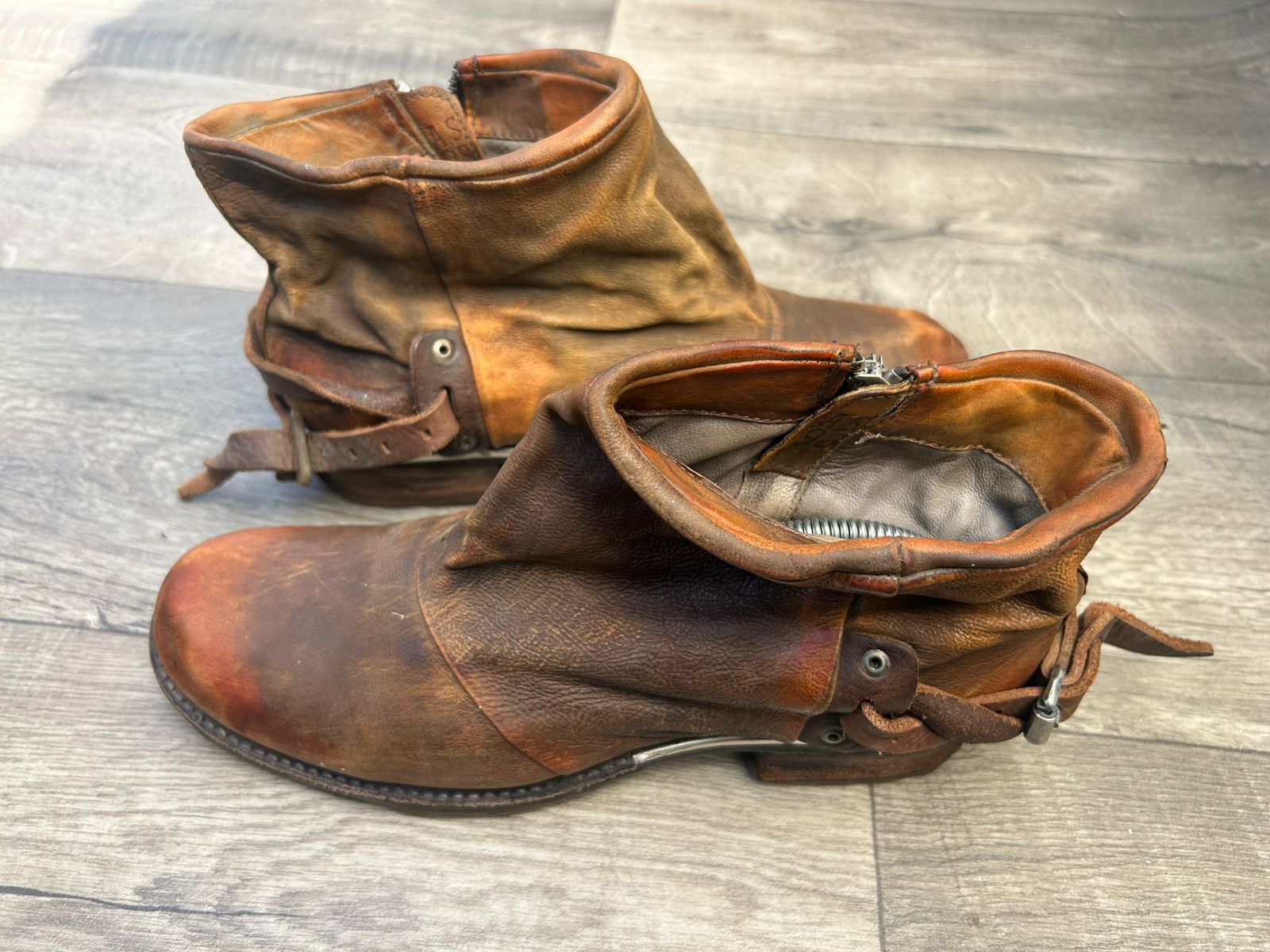 A.S.98 A.S.98 Avant Garde Leather Boots Sz 42 Size US 9 / EU 42 - 3 Thumbnail