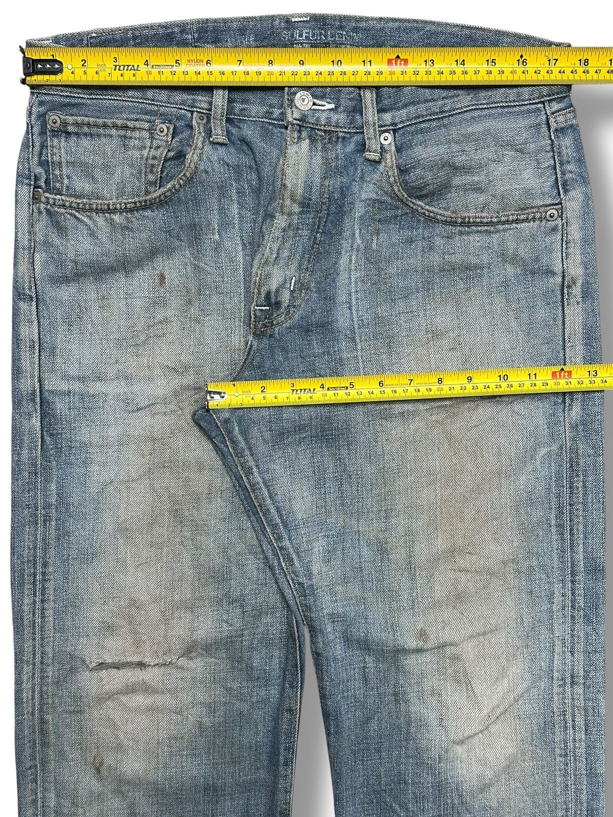 Edwin Edwin 506 Relax Vintage JPN Jeans With Natural Fading & Wear Size US 35 - 17 Thumbnail