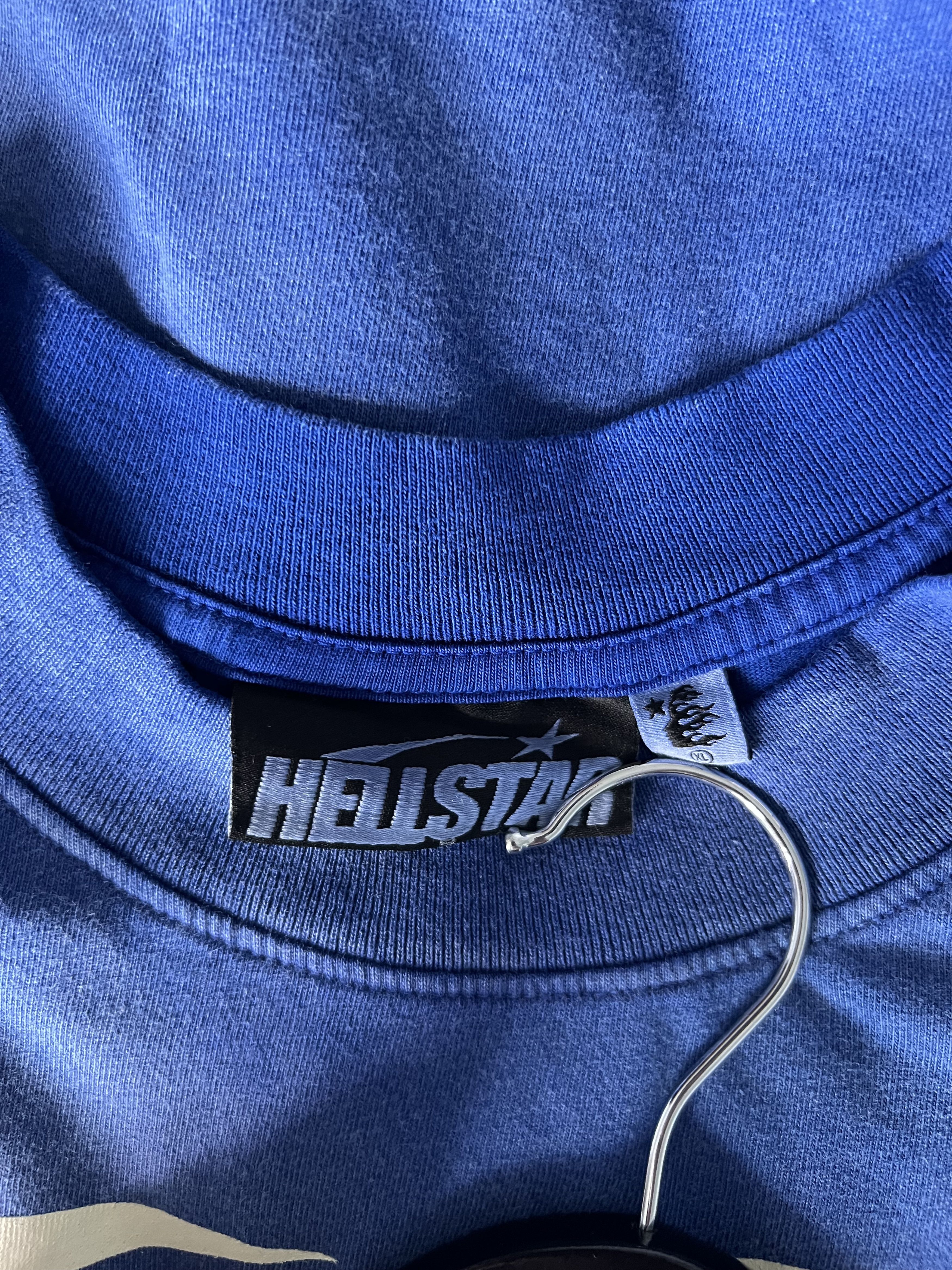 HELLSTAR Hellstar Athletics Warm Up Tee in Faded Blue Size US XL / EU 56 / 4 - 7 Thumbnail