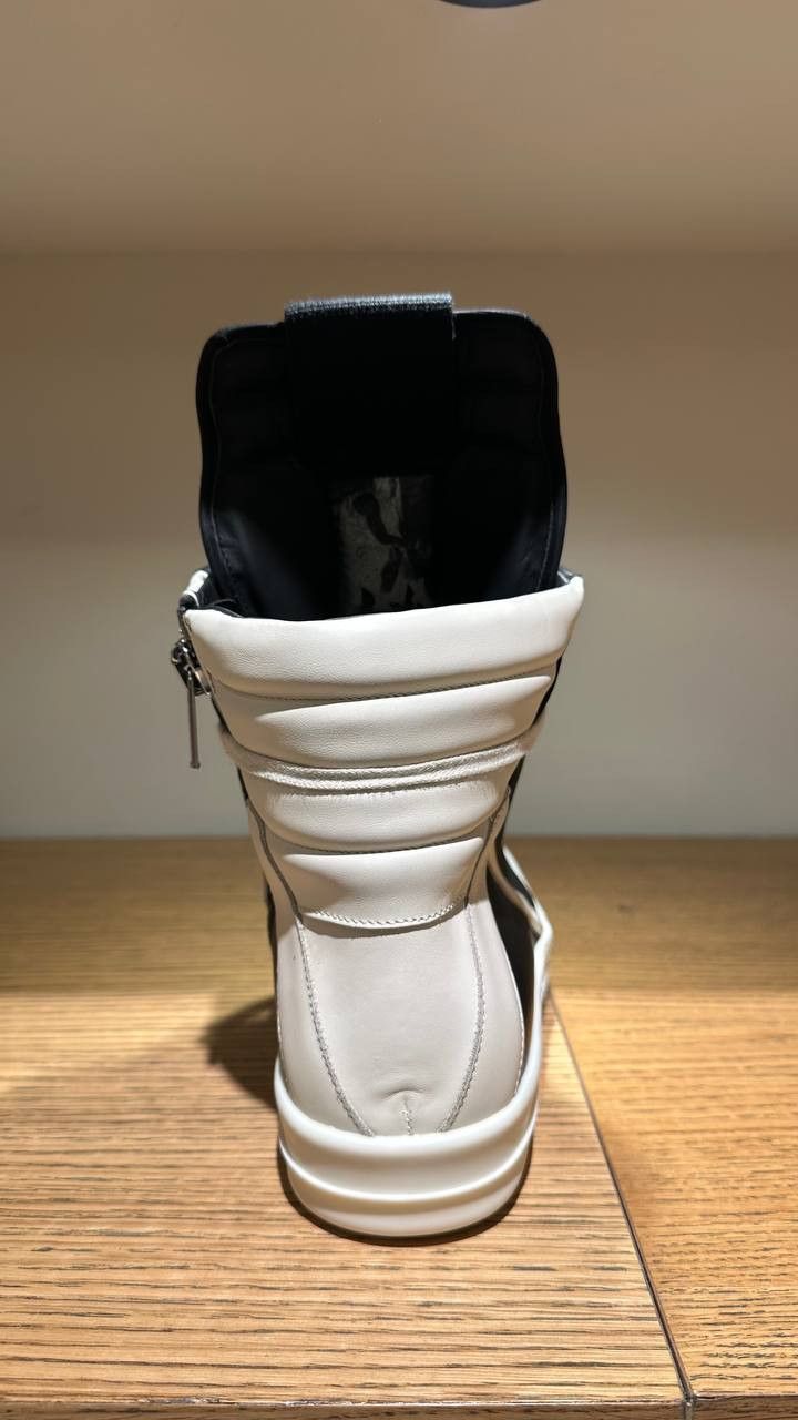 Rick Owens Rick Owens Geobasket Black/Milk Size US 9 / EU 42 - 4 Thumbnail