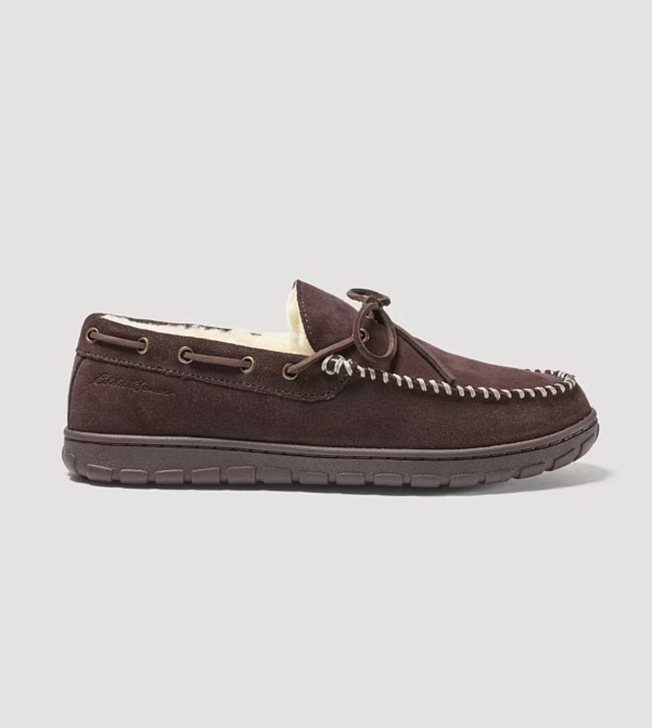 Eddie Bauer Eddie Bauer Shearling-Lined Moccasin Slippers Size US 10 / EU 43 - 11 Thumbnail