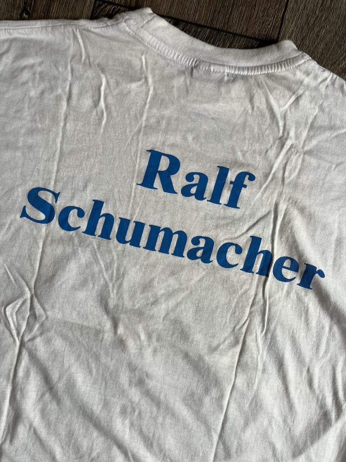 Formula 1 × Vintage Vintage 90s Ralf Schumacher BMW Williams F1 Racing Team Tee Size US L / EU 52-54 / 3 - 17 Thumbnail
