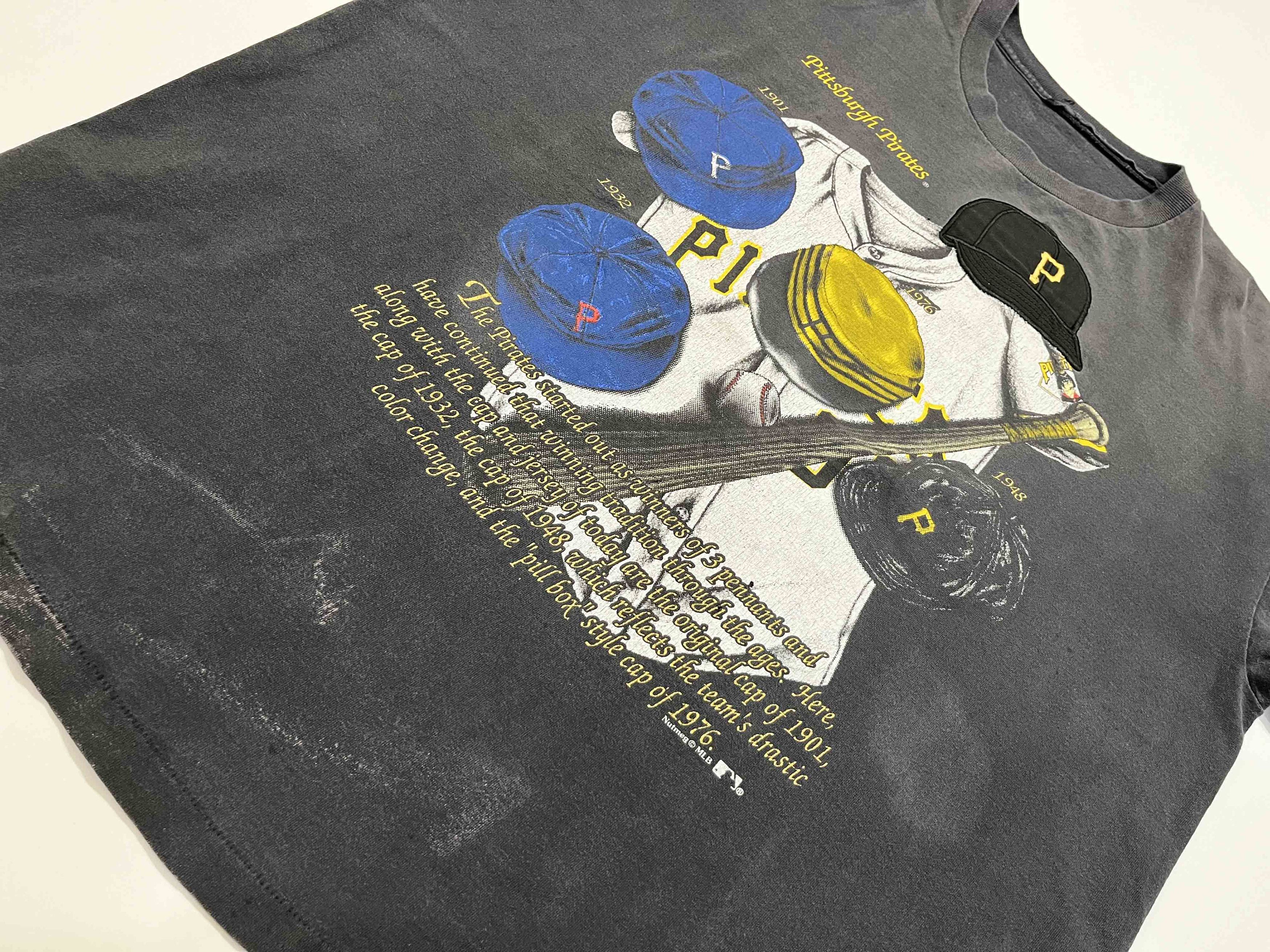 Nutmeg Vintage Nutmeg MLB Pittsburgh Pirates Baseball T-Shirt Size US XL / EU 56 / 4 - 6 Thumbnail