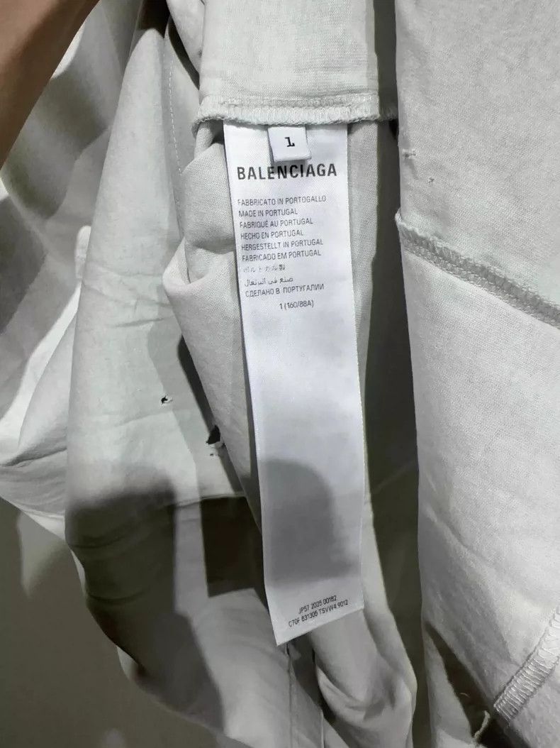Balenciaga Balenciaga Gothic letter printed short sleeves Size US S / EU 44-46 / 1 - 6 Thumbnail