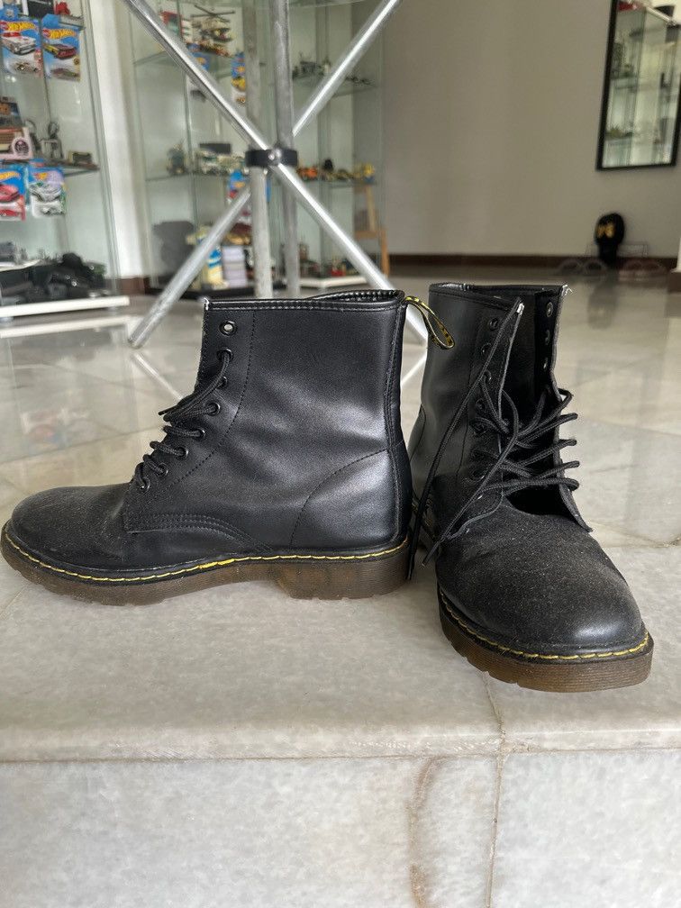 Dr. Martens Dr Martens Leather Boots AirWair Size US 11.5 / EU 44-45 - 2 Thumbnail