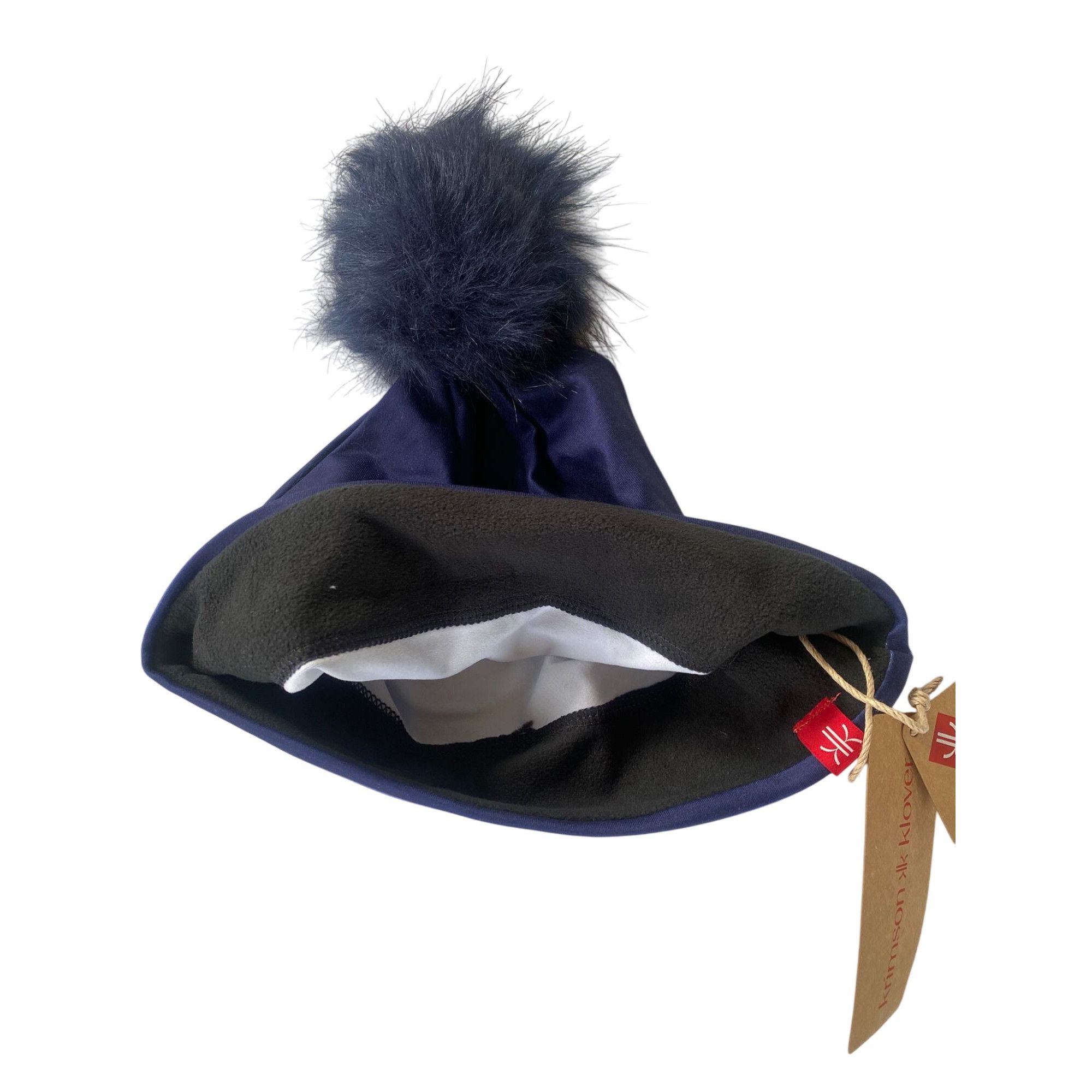Designer Krimson Klover Blue Pompom Beanie HAT Apres Ski removable Po Size ONE SIZE - 11 Thumbnail