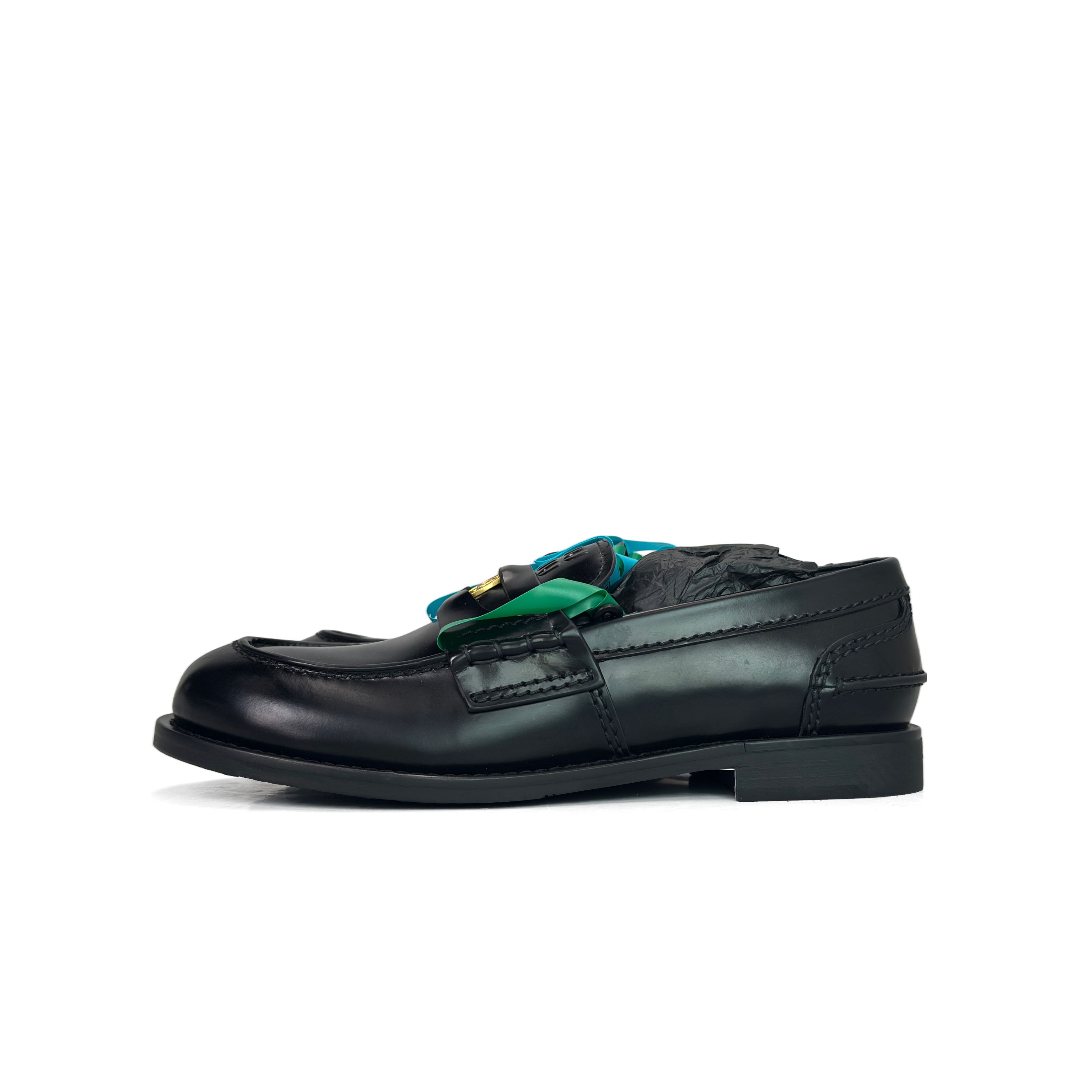 Miu Miu Miu Miu Black Penny Loafers Size 36 Size US 6 / IT 36 - 1 Thumbnail