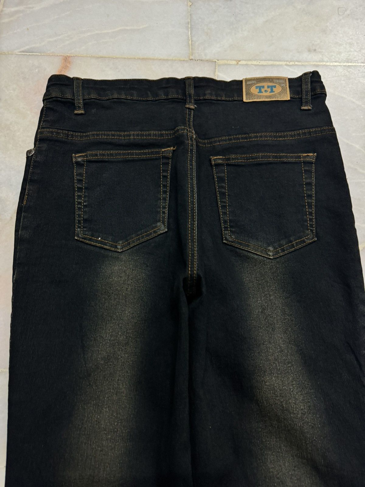 Tornado Mart TORNADO MART STYLE RARE FLARED EMBROIDERY LOGO MUDWASH JAPAN Size US 28 / EU 44 - 11 Thumbnail