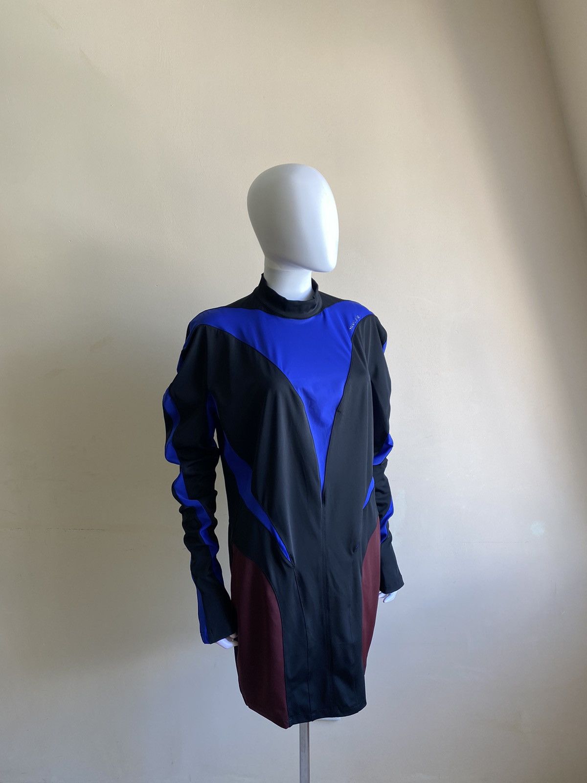 H&M × Mugler Mugler x H&M Womens Spiral Paneled Mini Dress Size XL Size XL / US 12-14 / IT 48-50 - 2 Thumbnail