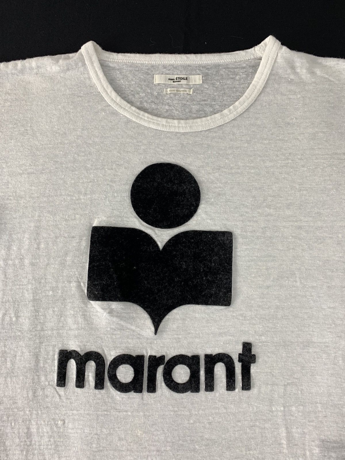 Isabel Marant Etoile Isabel Ètoile Marant Big Logo Spell Out Printed Tee T-shirt Size S / US 4 / IT 40 - 4 Thumbnail