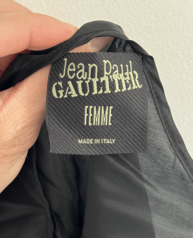 Japanese Brand × Jean Paul Gaultier Jean Paul Gaultier Dress Skirt Mesh Top Tattoo Jacket EX0113 Size L / US 10 / IT 46 - 14 Thumbnail
