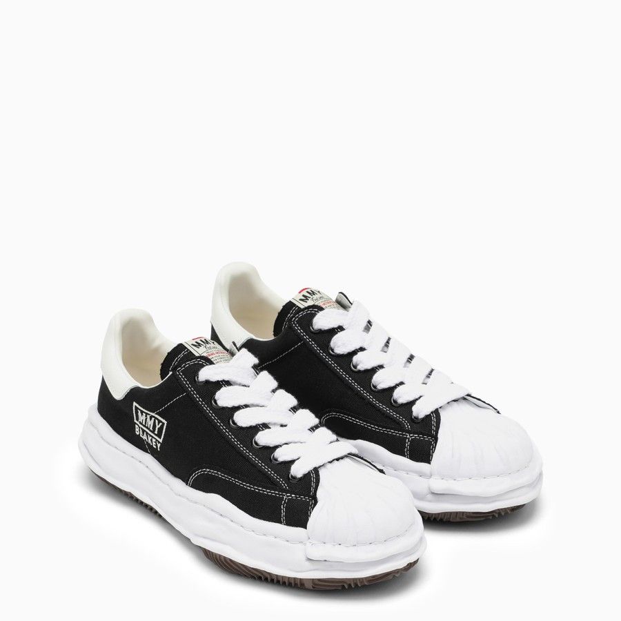 Maison MIHARA YASUHIRO o1d2blof0424 Low-Top Sneakers in Black & White Size US 9 / EU 42 - 2 Thumbnail