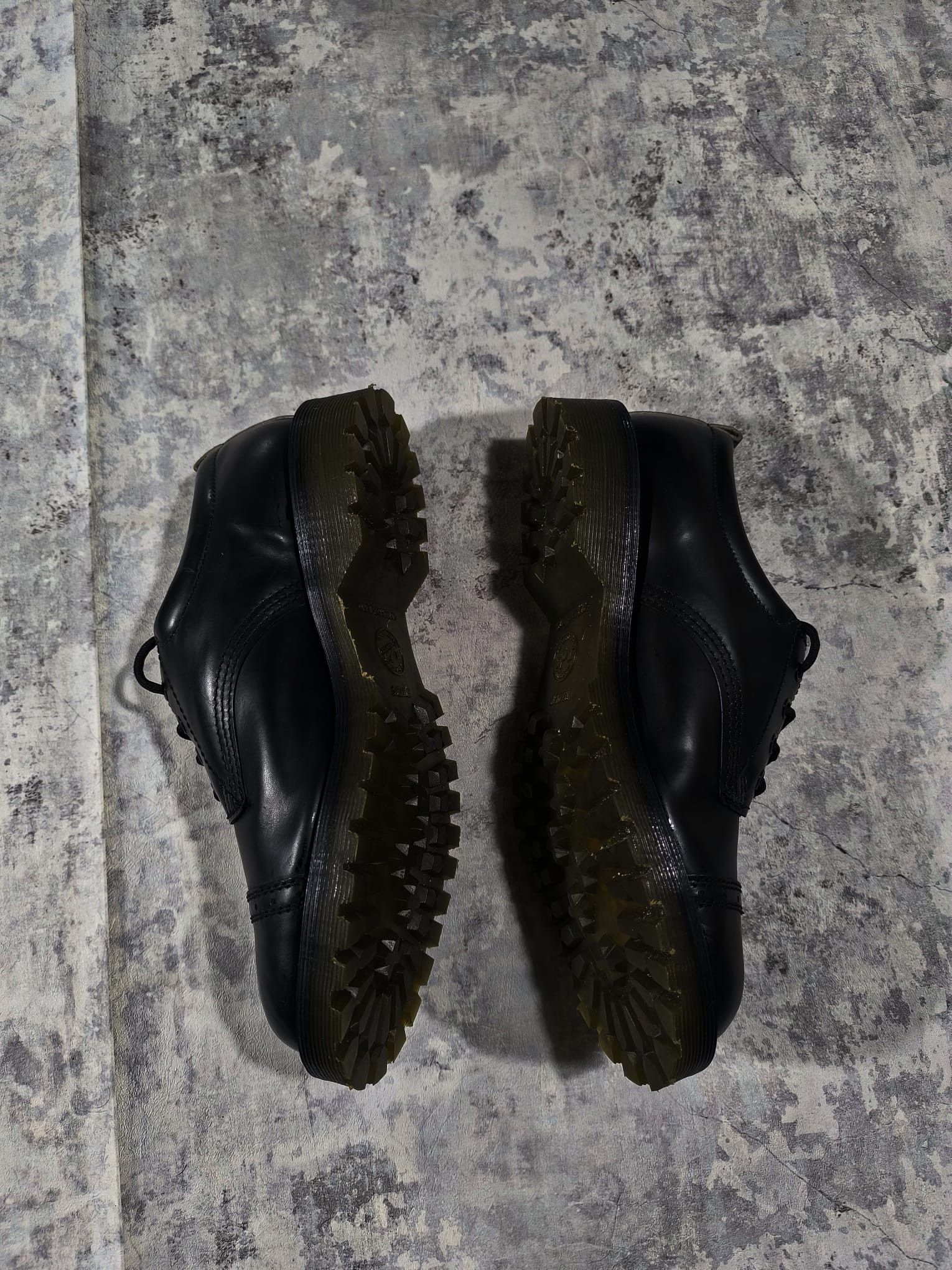 Dr. Martens hawkins dr martens black leather derby shoes Size US 7.5 / EU 40-41 - 4 Thumbnail